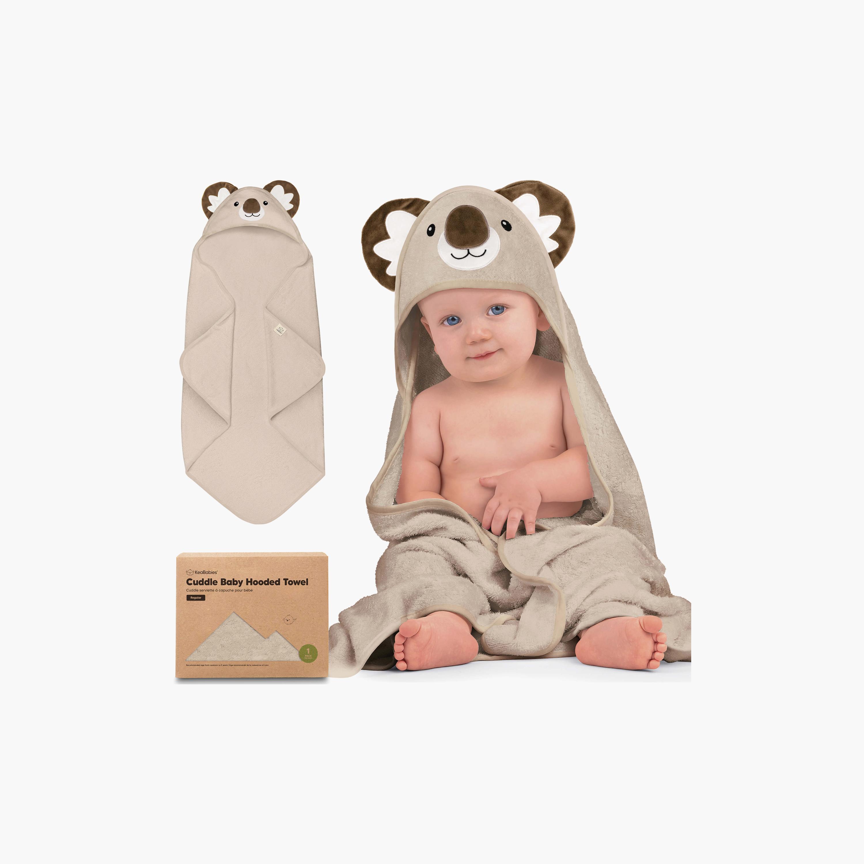منشفة استحمام بقبعة للأطفال من كيابيبيز كادل بيبي-baby-bathandcare-towels-image-3