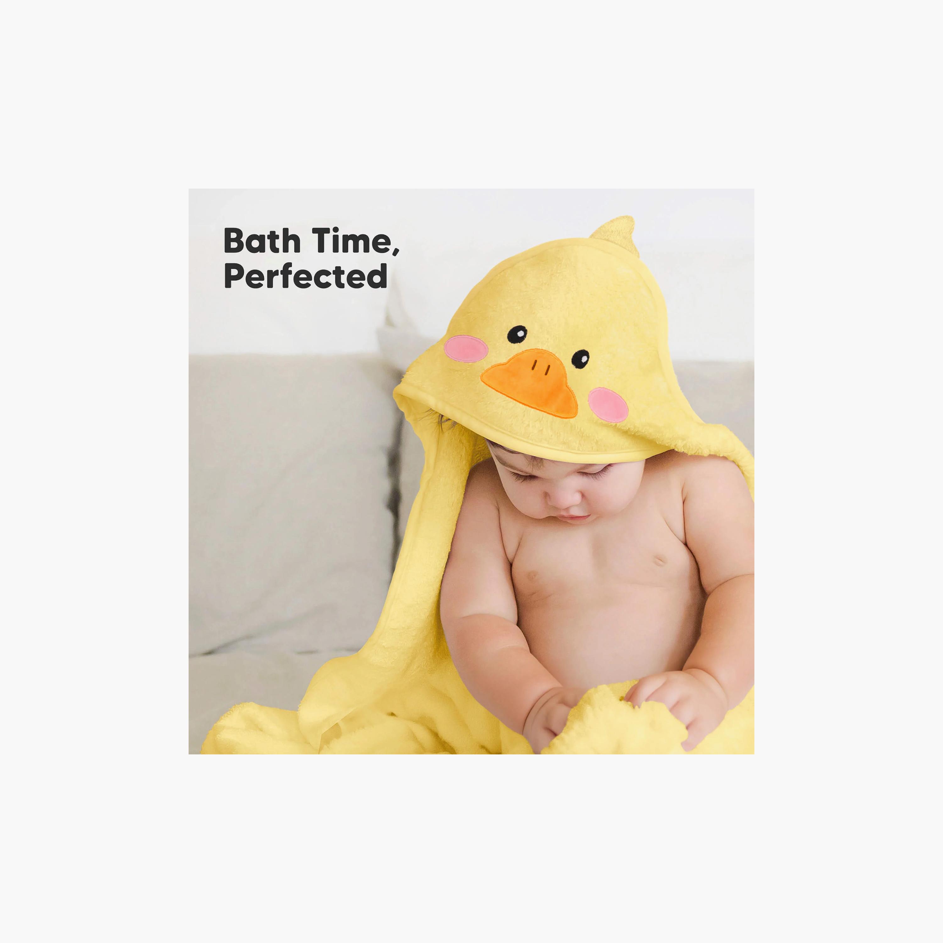 منشفة استحمام بقبعة للأطفال من كيابيبيز كادل بيبي-baby-bathandcare-towels-image-5