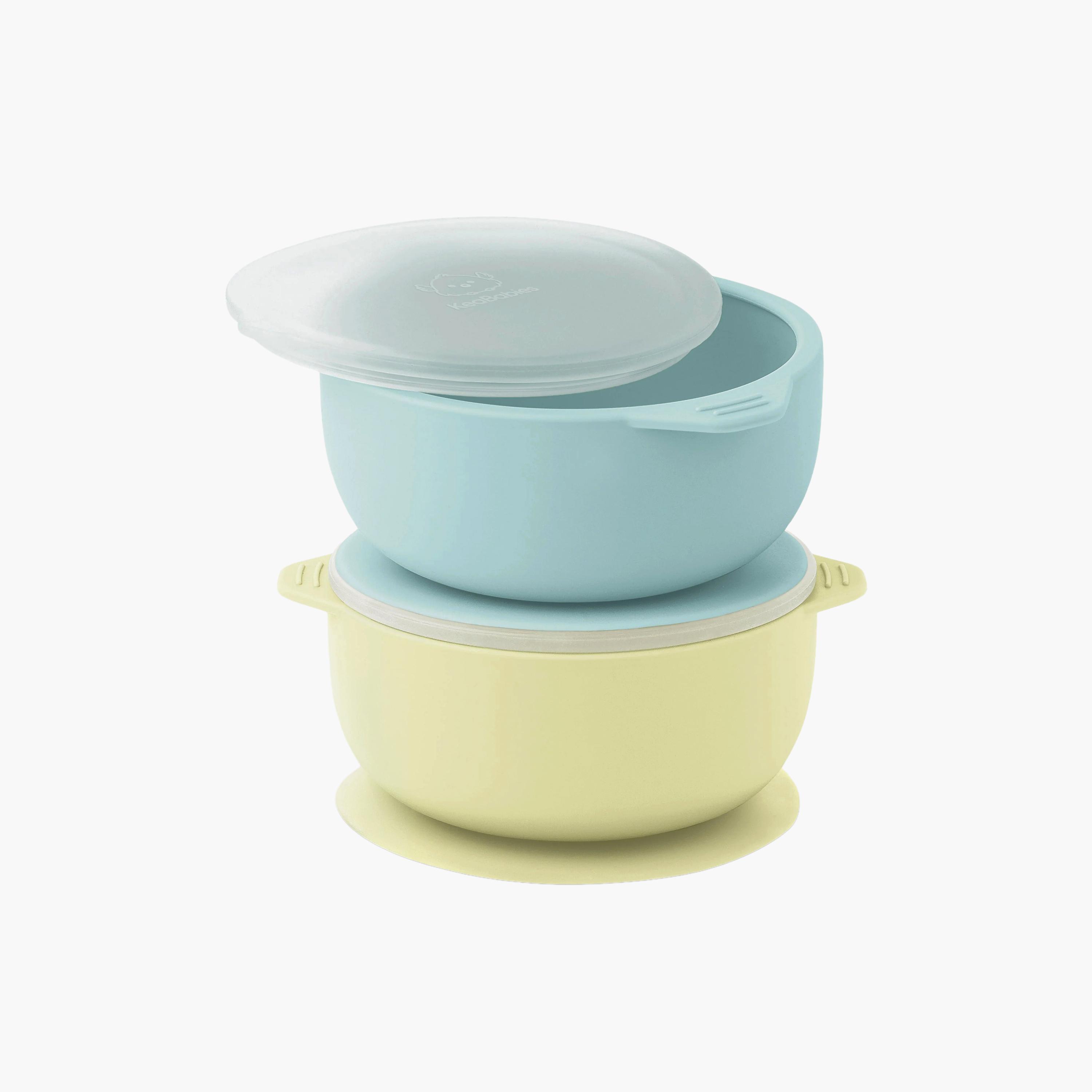 أطباق سيليكون بشفاط وأغطية قطعتان بريب من كيابيبيز-baby-feeding-mealtimeessentials-image-1