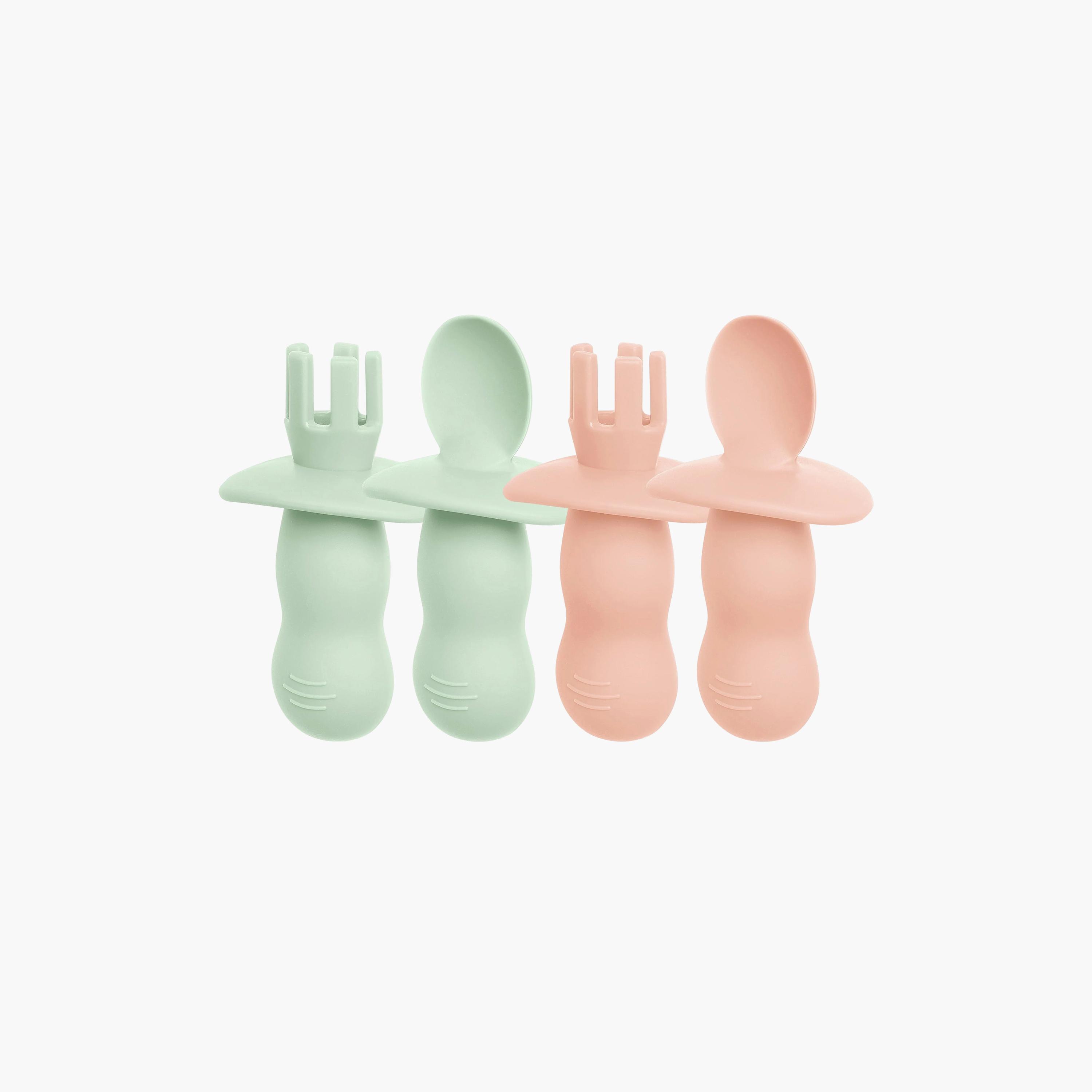 طقم شوكة وملعقة ليلا بريب من كيابيبيز-baby-feeding-mealtimeessentials-image-1