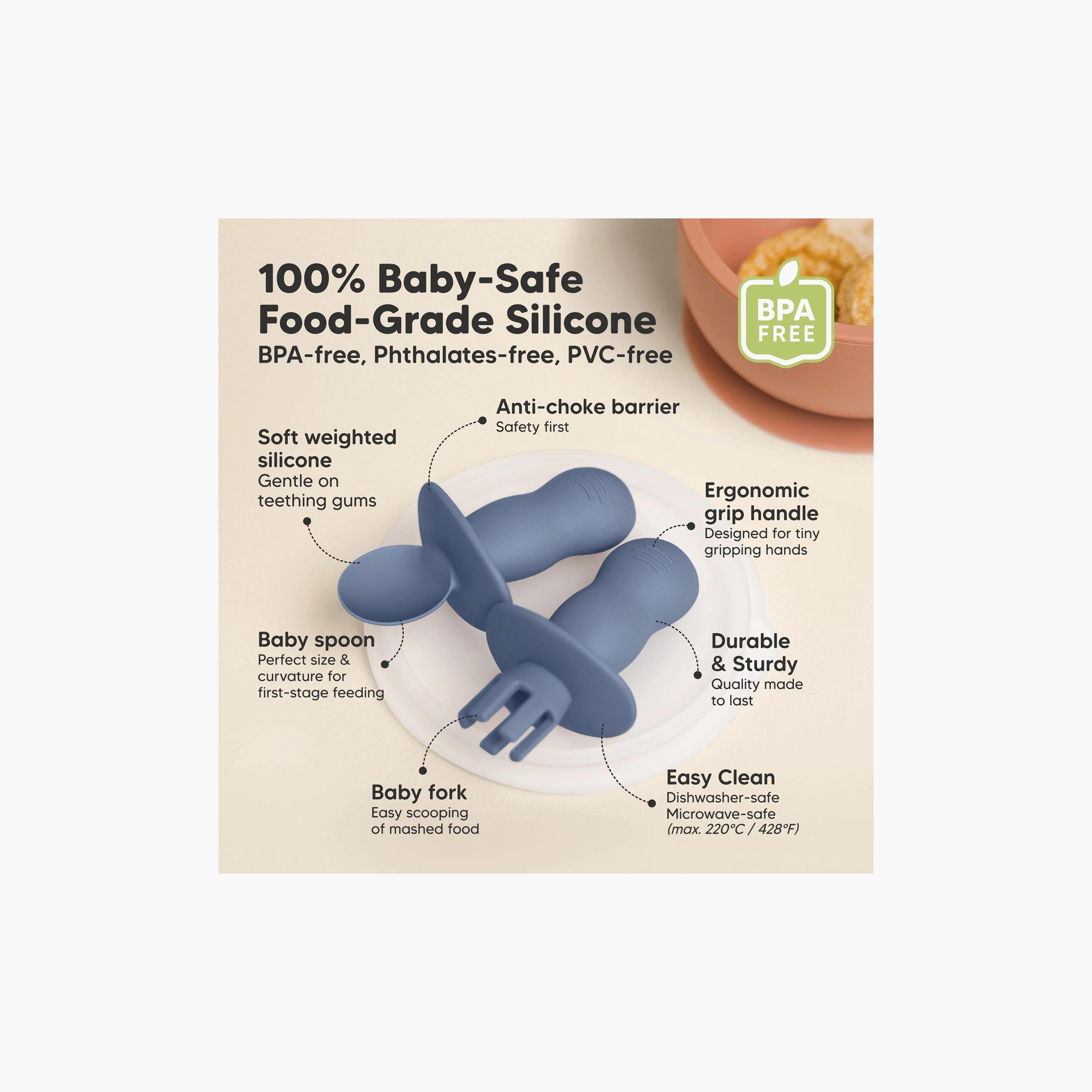 طقم شوكة وملعقة ليلا بريب من كيابيبيز-baby-feeding-mealtimeessentials-image-10