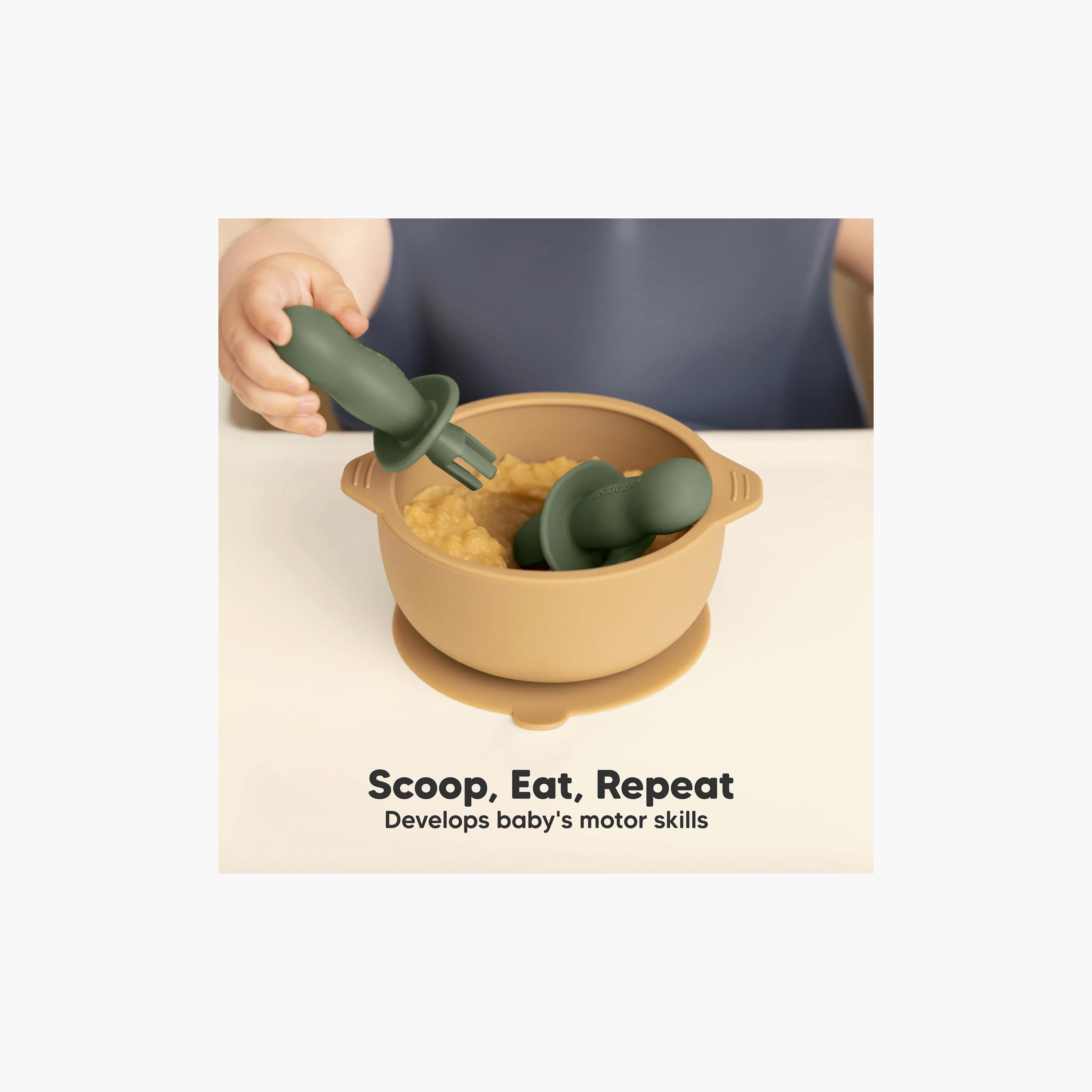طقم شوكة وملعقة ليلا بريب من كيابيبيز-baby-feeding-mealtimeessentials-image-4