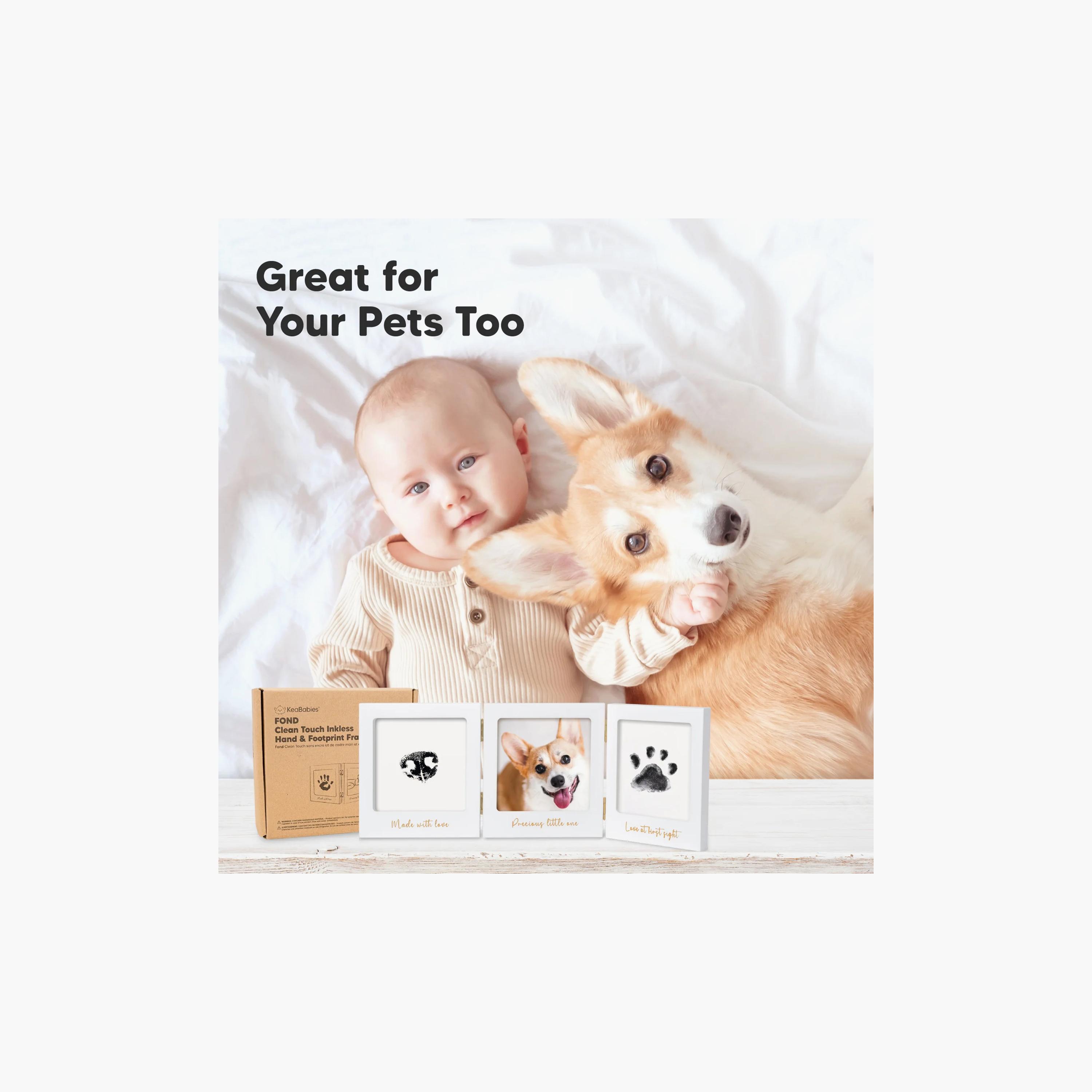 KeaBabies Fond Clean Touch Inkless Hand & Footprint Frame-baby-nursery-roomdecor-image-4