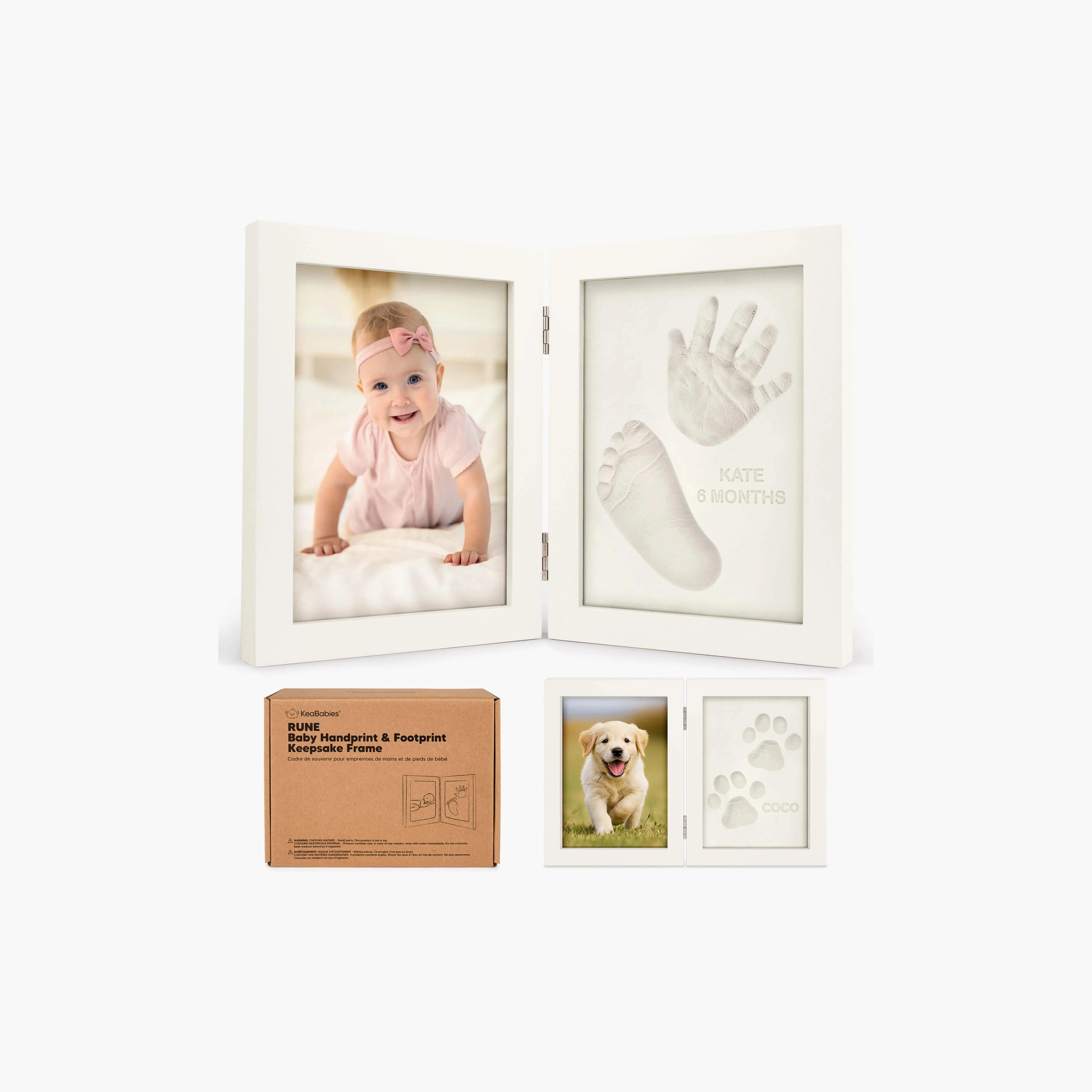 KeaBabies Rune Hand & Footprint Keepsake Frame-baby-nursery-roomdecor-image-7