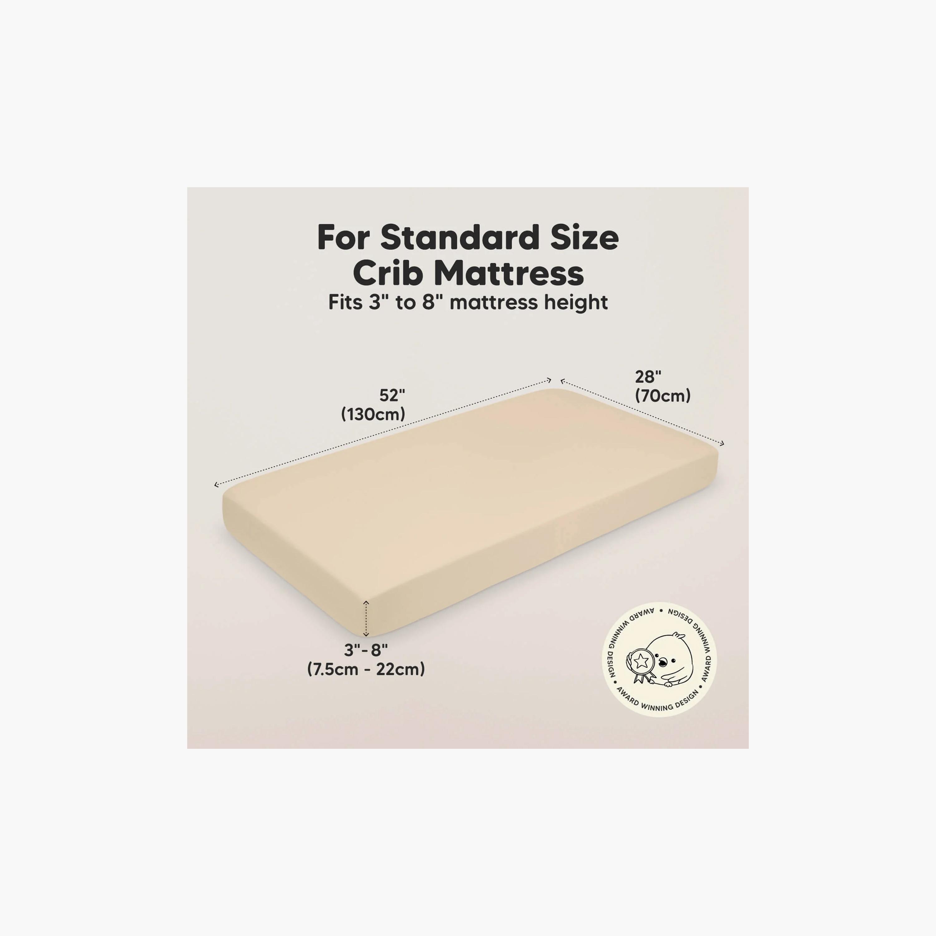 طقم ملاءات سرير أطفال مقاوم للماء من قطعتين إيسلا بروتكت+ من كيابيبيز-baby-nursery-babybedding-image-8