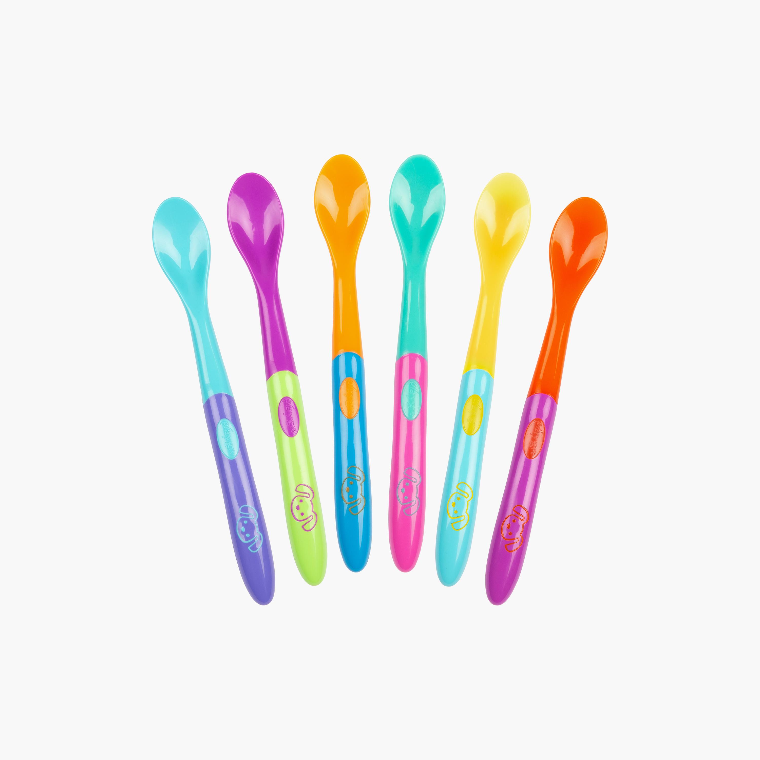 ملاعق تغذية 6 قطع من بلايجرو-baby-feeding-mealtimeessentials-image-1