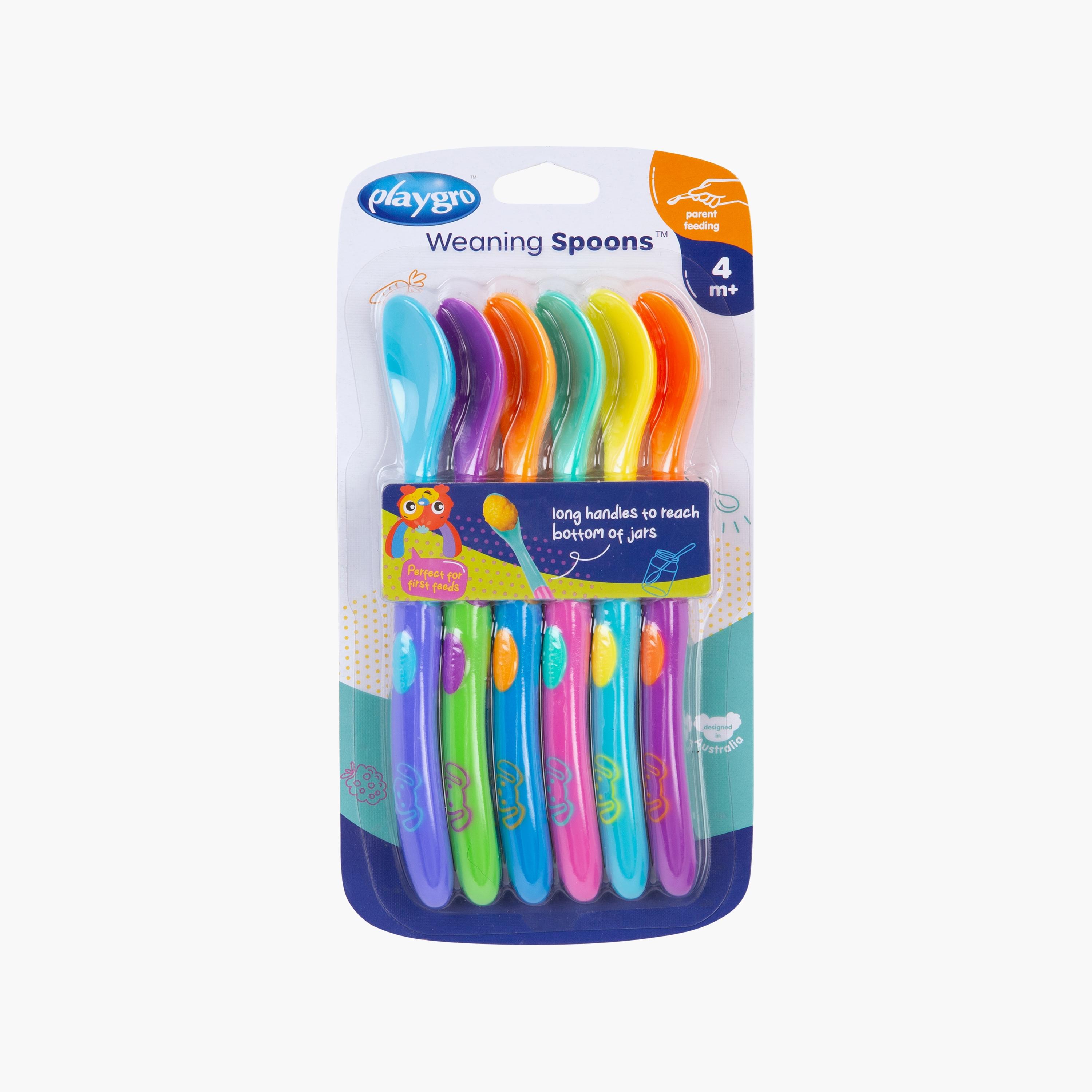ملاعق تغذية 6 قطع من بلايجرو-baby-feeding-mealtimeessentials-image-17