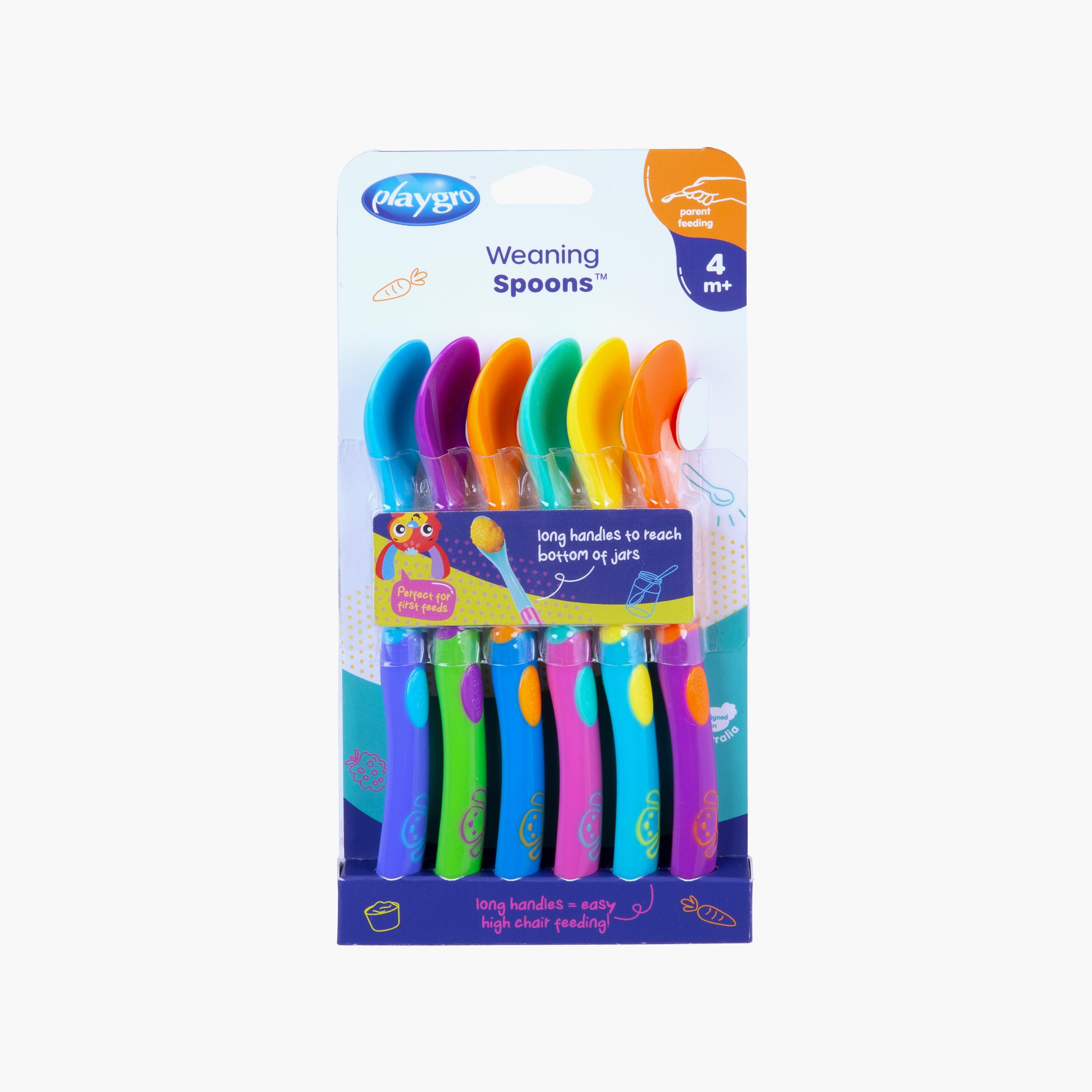 ملاعق تغذية 6 قطع من بلايجرو-baby-feeding-mealtimeessentials-image-18