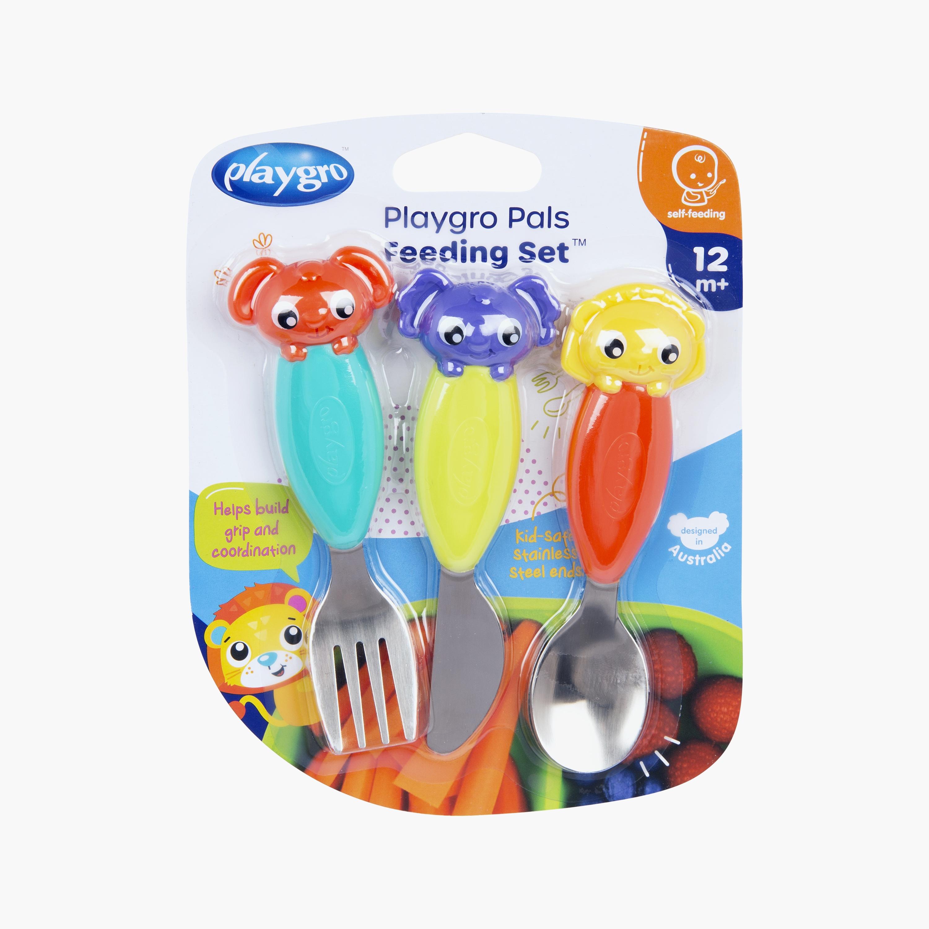 طقم أدوات مائدة من الستانلس ستيل من بلايجرو-baby-feeding-mealtimeessentials-image-2