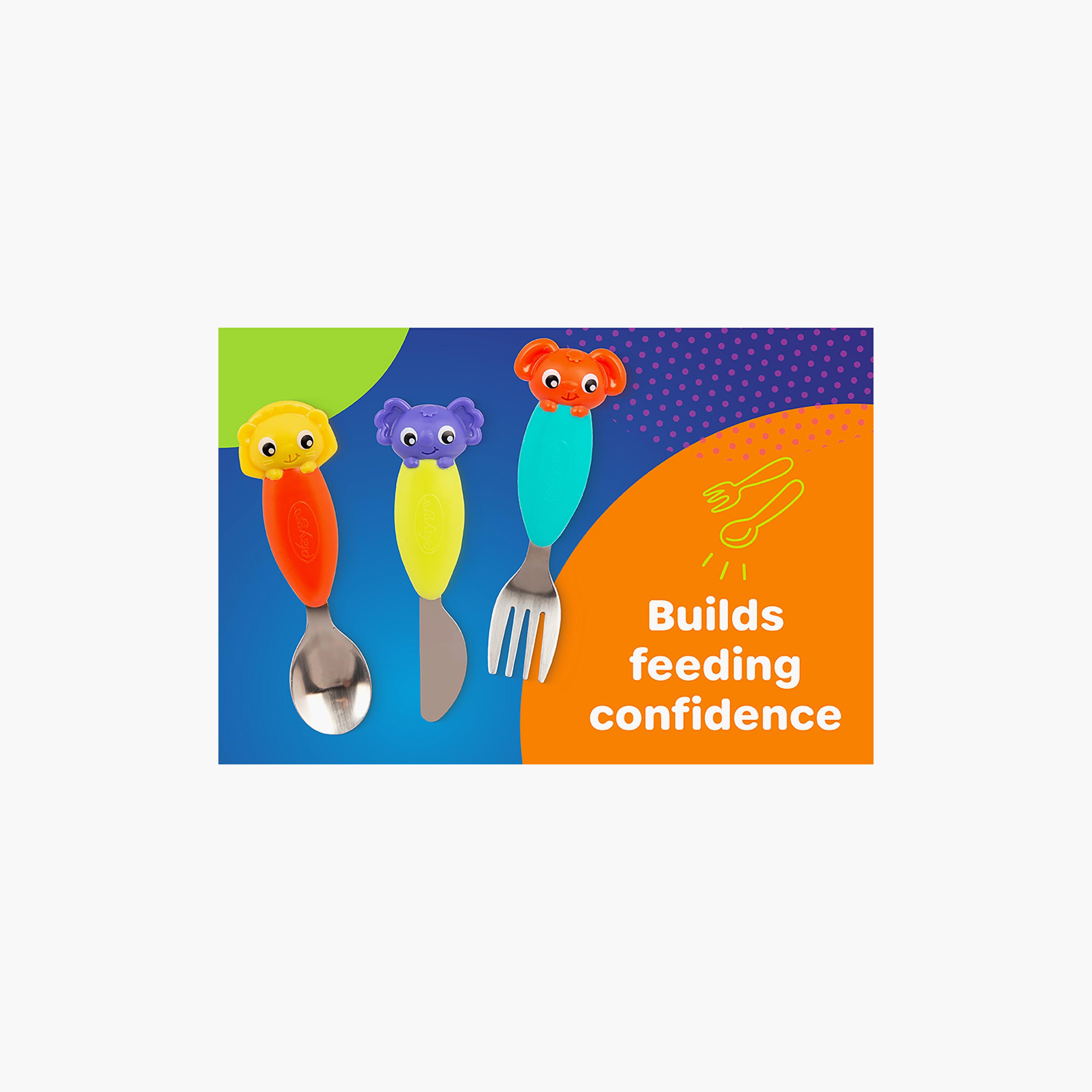طقم أدوات مائدة من الستانلس ستيل من بلايجرو-baby-feeding-mealtimeessentials-image-8