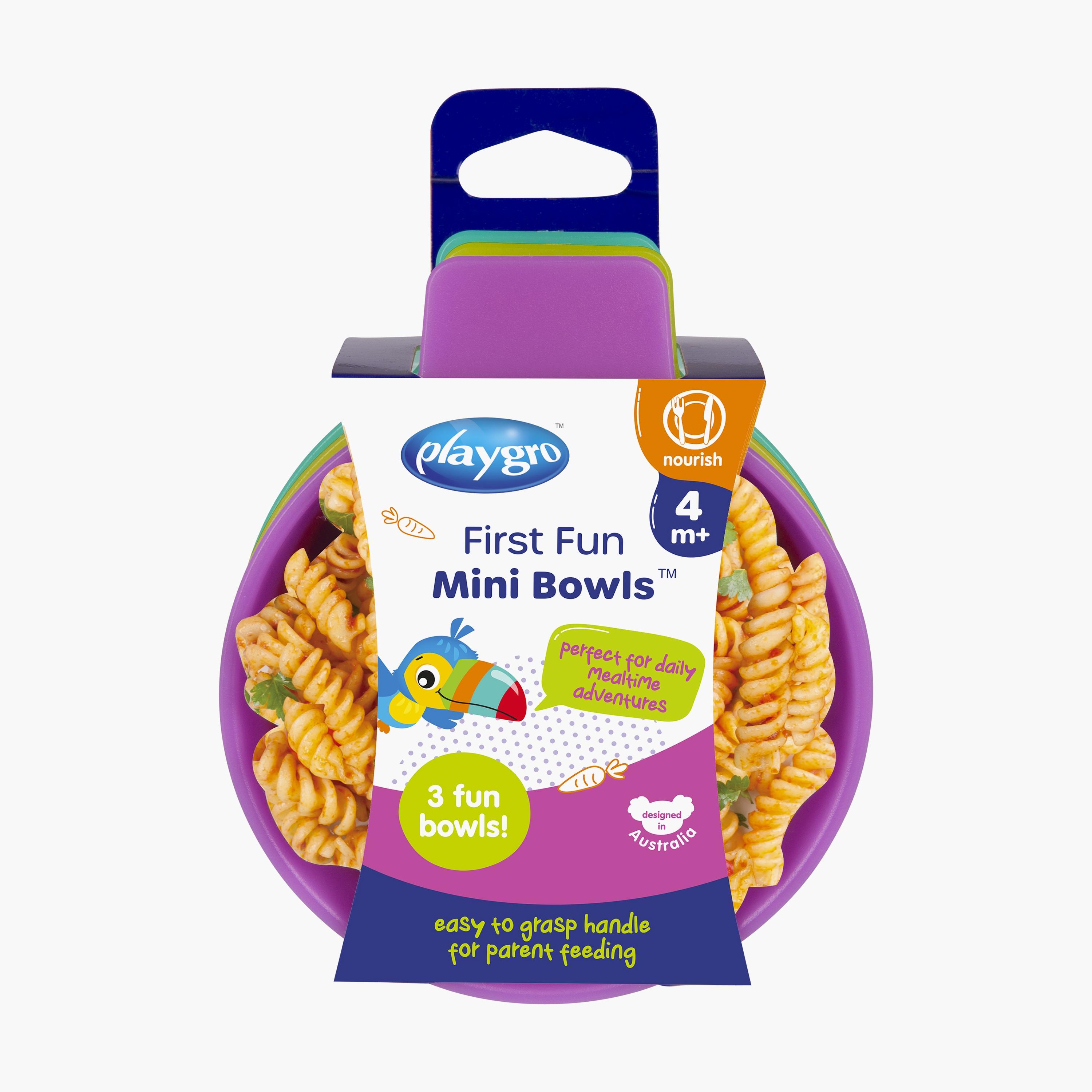 أطقم أوعية صغيرة 3 قطع فيرست فن من بلايجرو-baby-feeding-mealtimeessentials-image-3