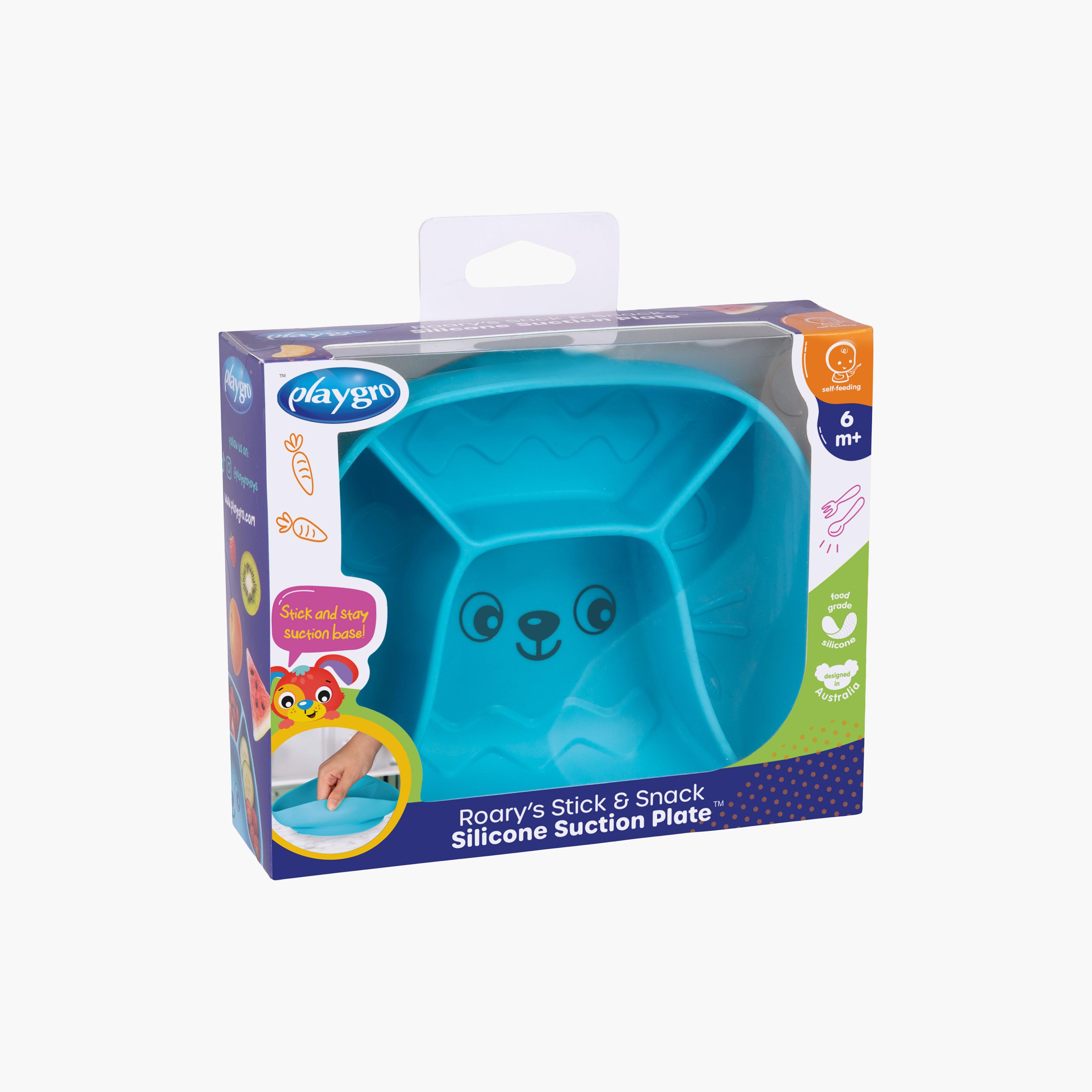 طبق سيليكون بقاعدة شفط ستيك آند سناك من بلايجرو-baby-feeding-mealtimeessentials-image-10