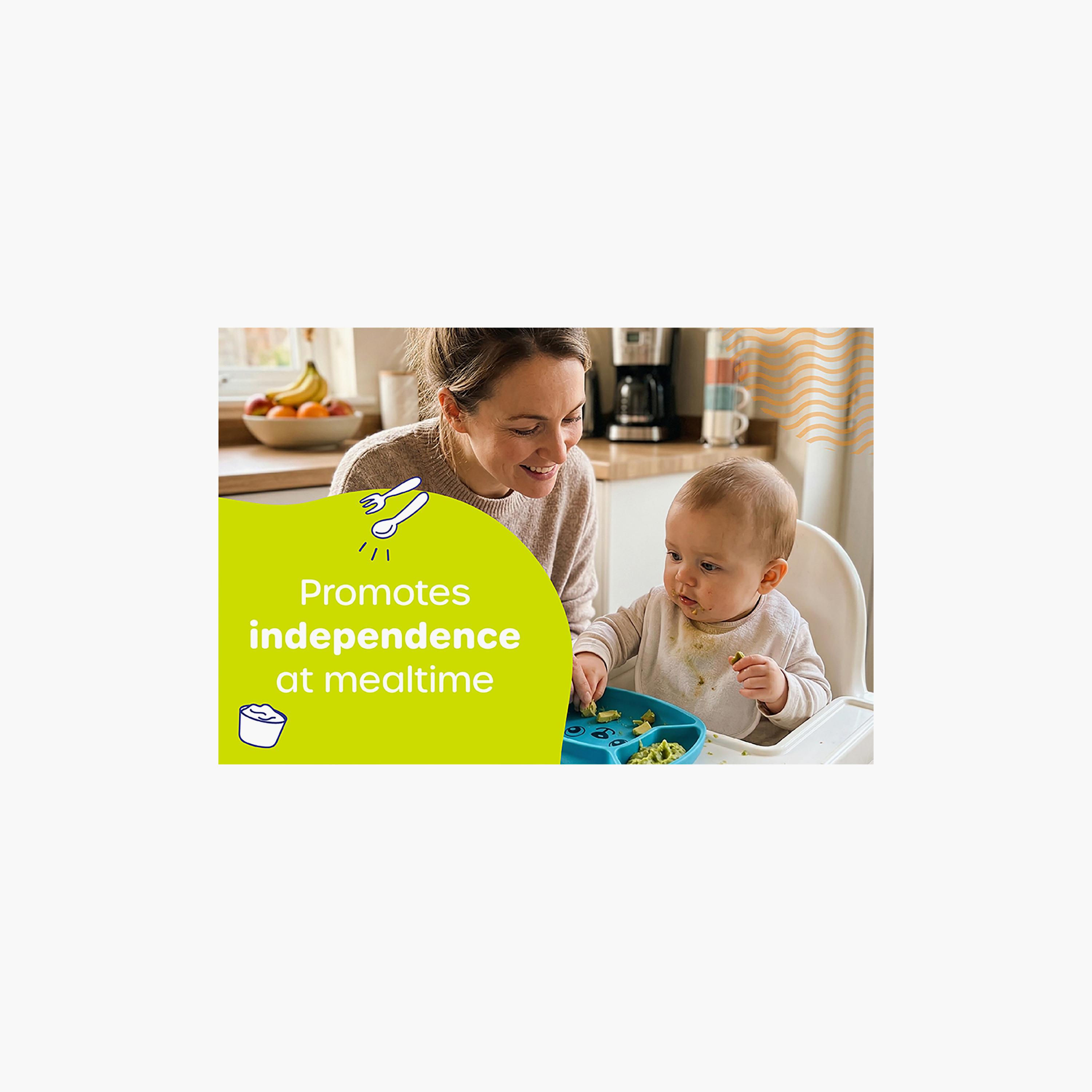 طبق سيليكون بقاعدة شفط ستيك آند سناك من بلايجرو-baby-feeding-mealtimeessentials-image-17