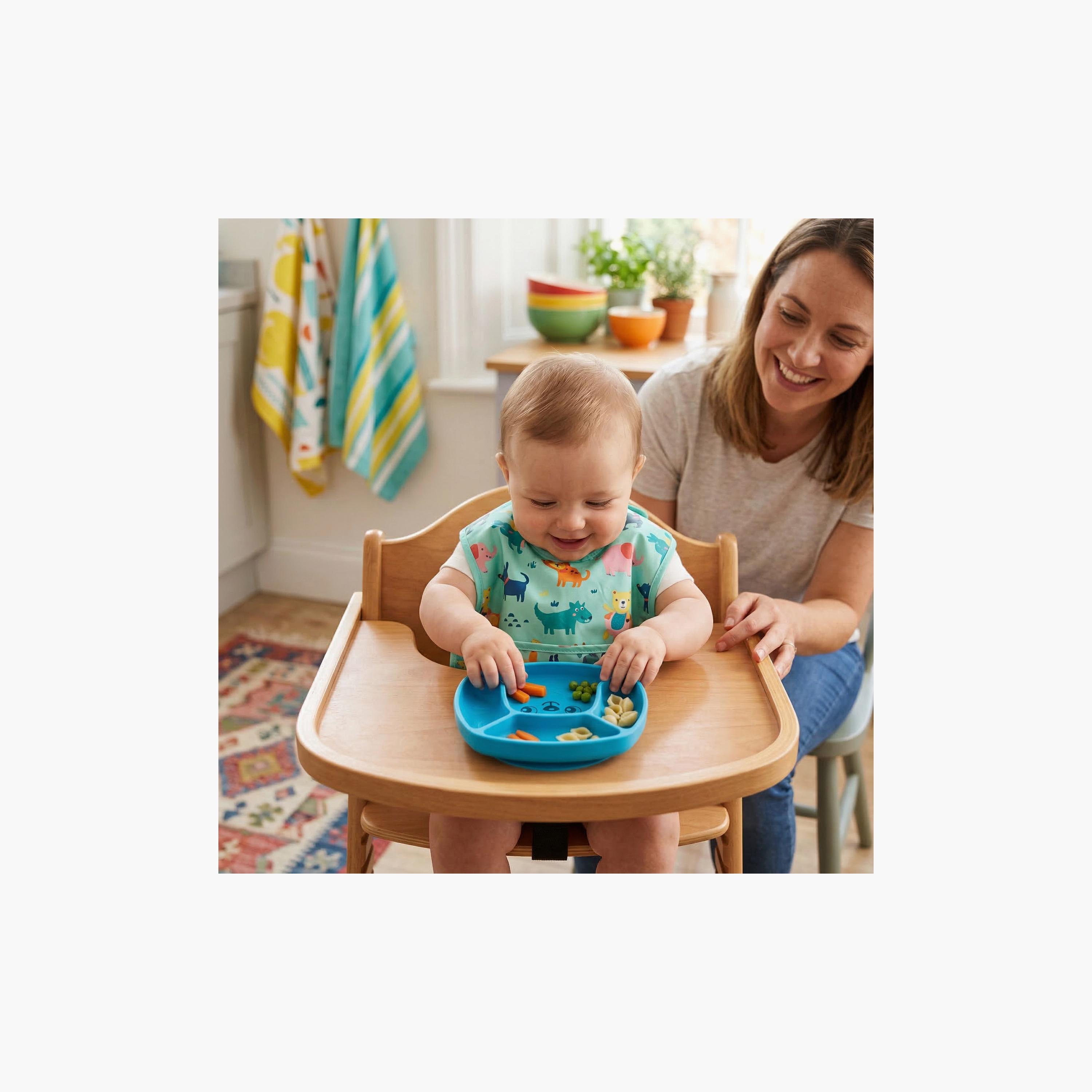 طبق سيليكون بقاعدة شفط ستيك آند سناك من بلايجرو-baby-feeding-mealtimeessentials-image-4