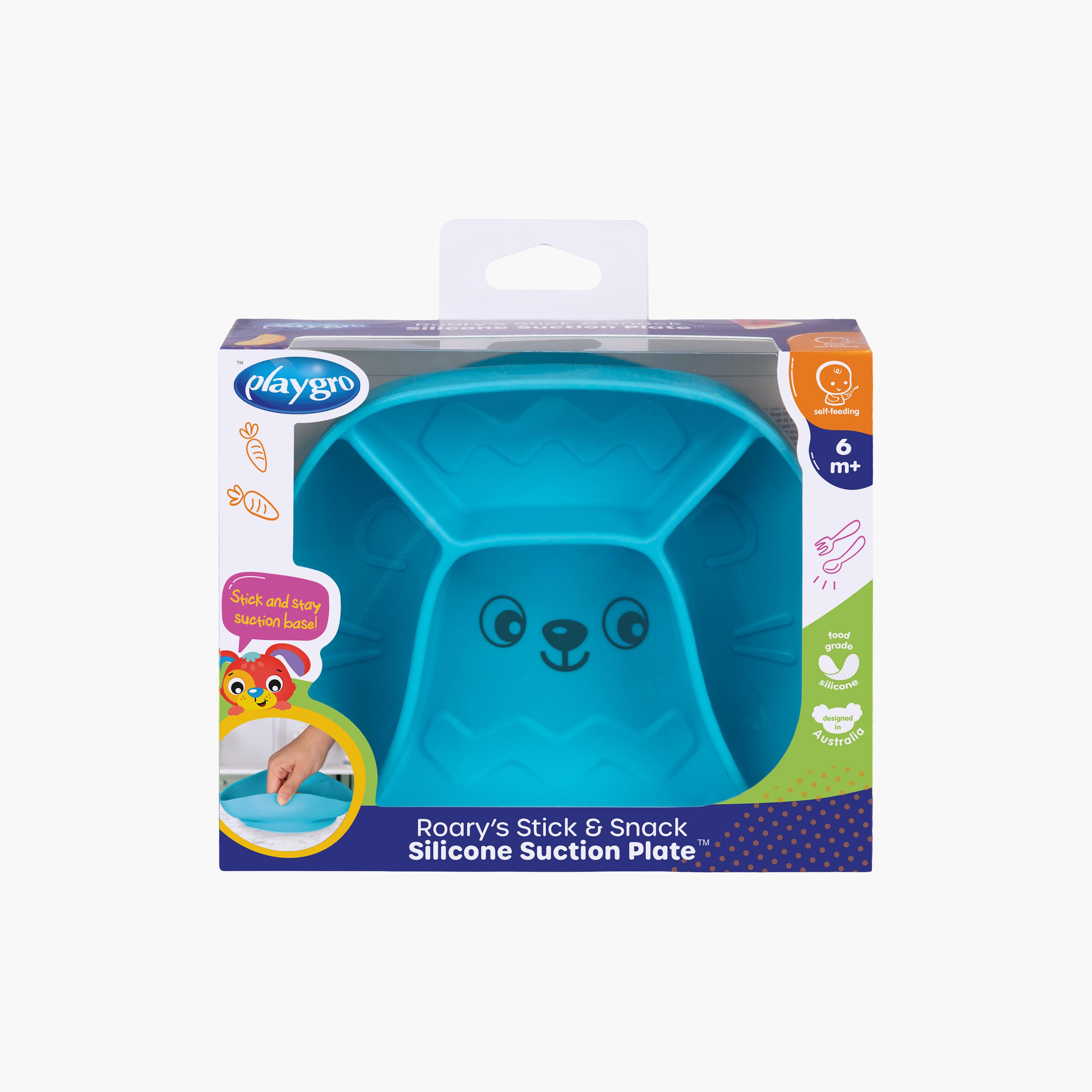 طبق سيليكون بقاعدة شفط ستيك آند سناك من بلايجرو-baby-feeding-mealtimeessentials-image-7