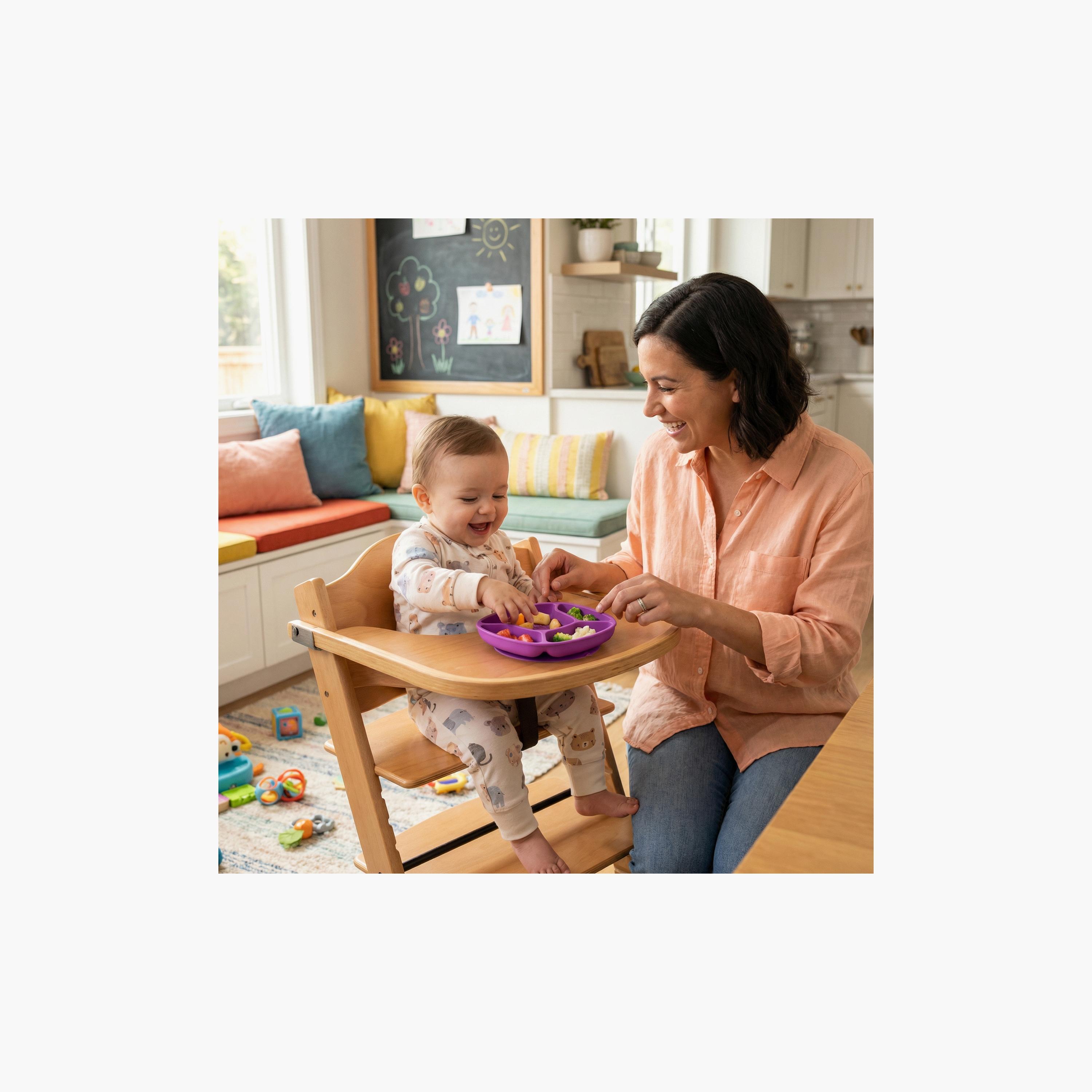 طبق سيليكون بقاعدة شفط ستيك آند سناك من بلايجرو-baby-feeding-mealtimeessentials-image-12