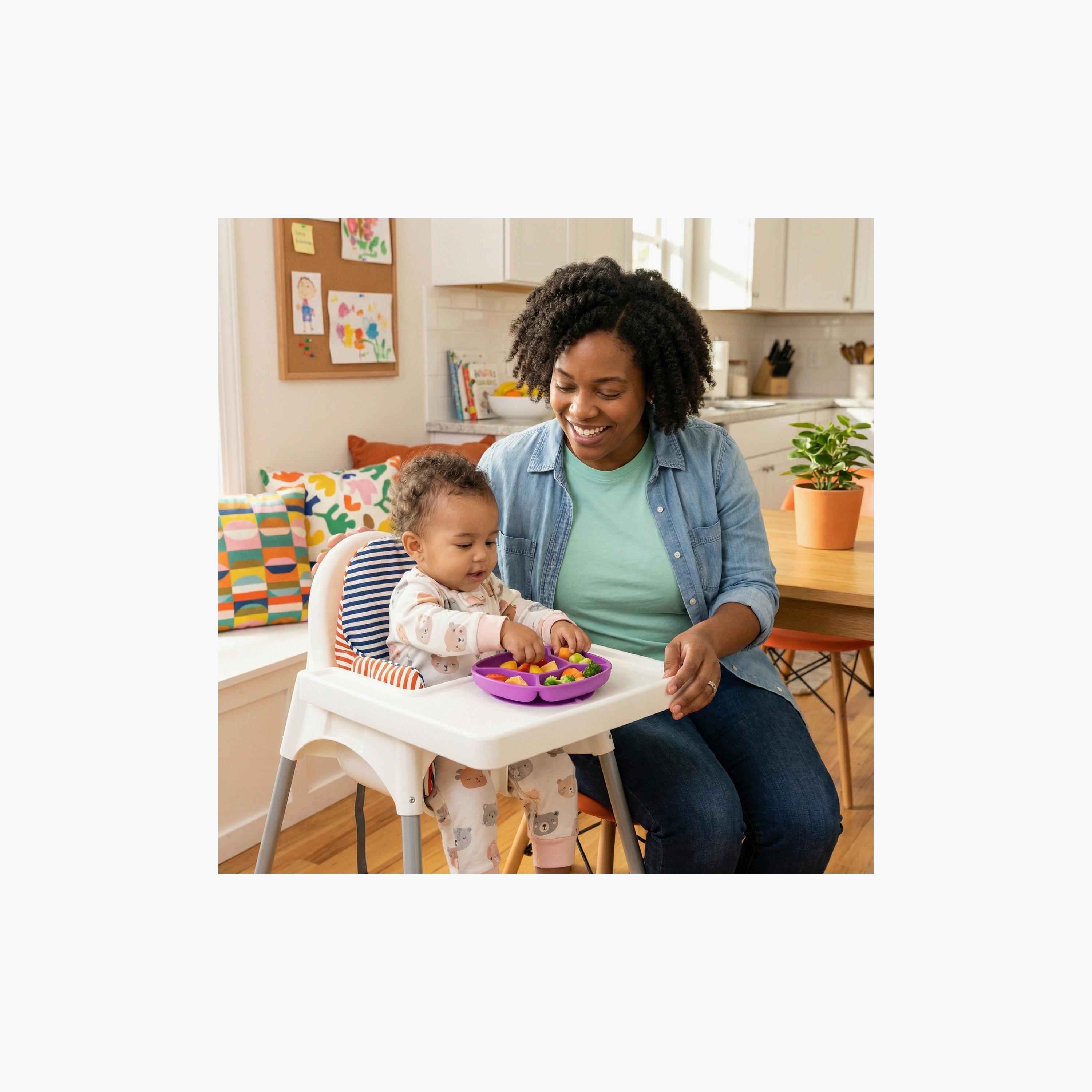 طبق سيليكون بقاعدة شفط ستيك آند سناك من بلايجرو-baby-feeding-mealtimeessentials-image-13