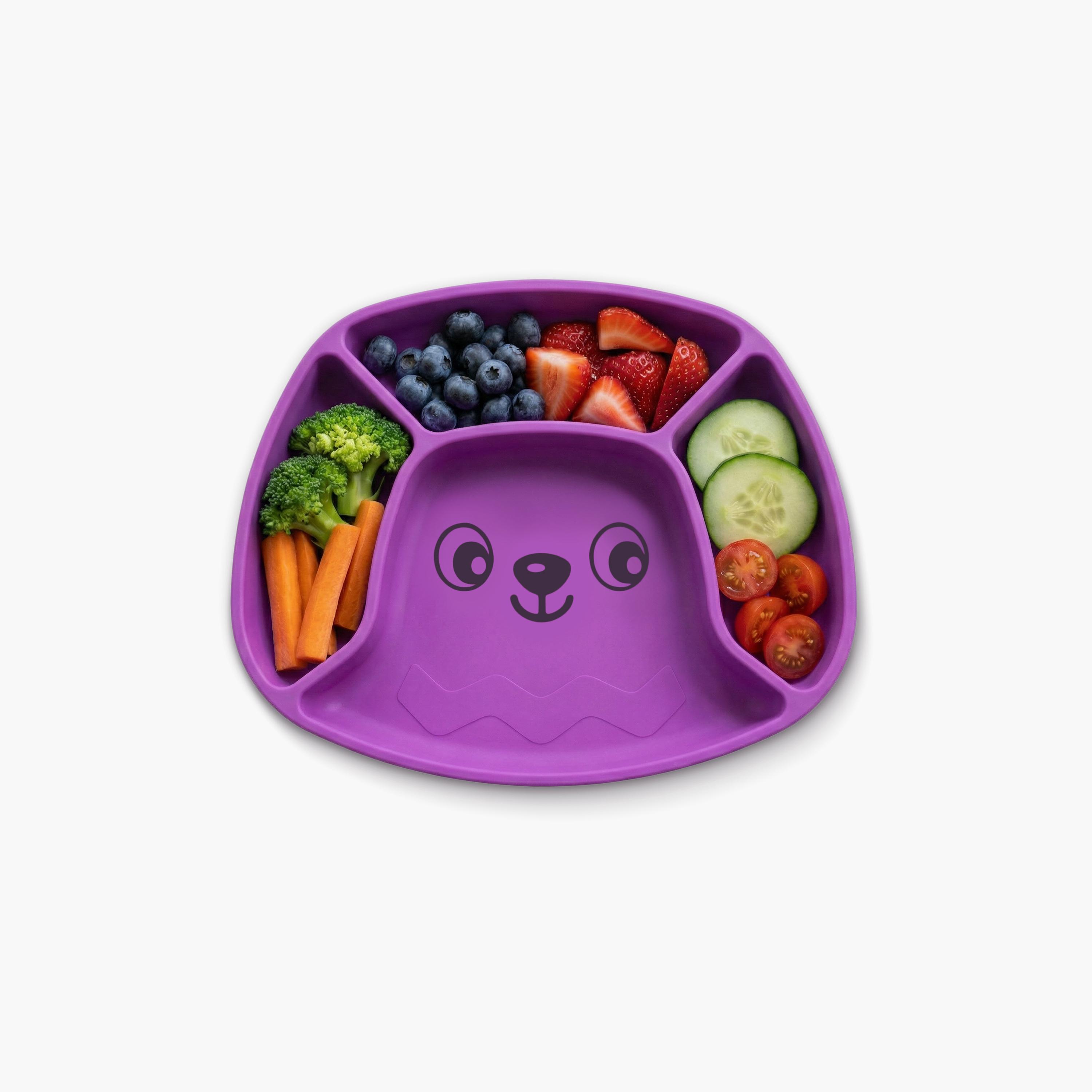 طبق سيليكون بقاعدة شفط ستيك آند سناك من بلايجرو-baby-feeding-mealtimeessentials-image-7