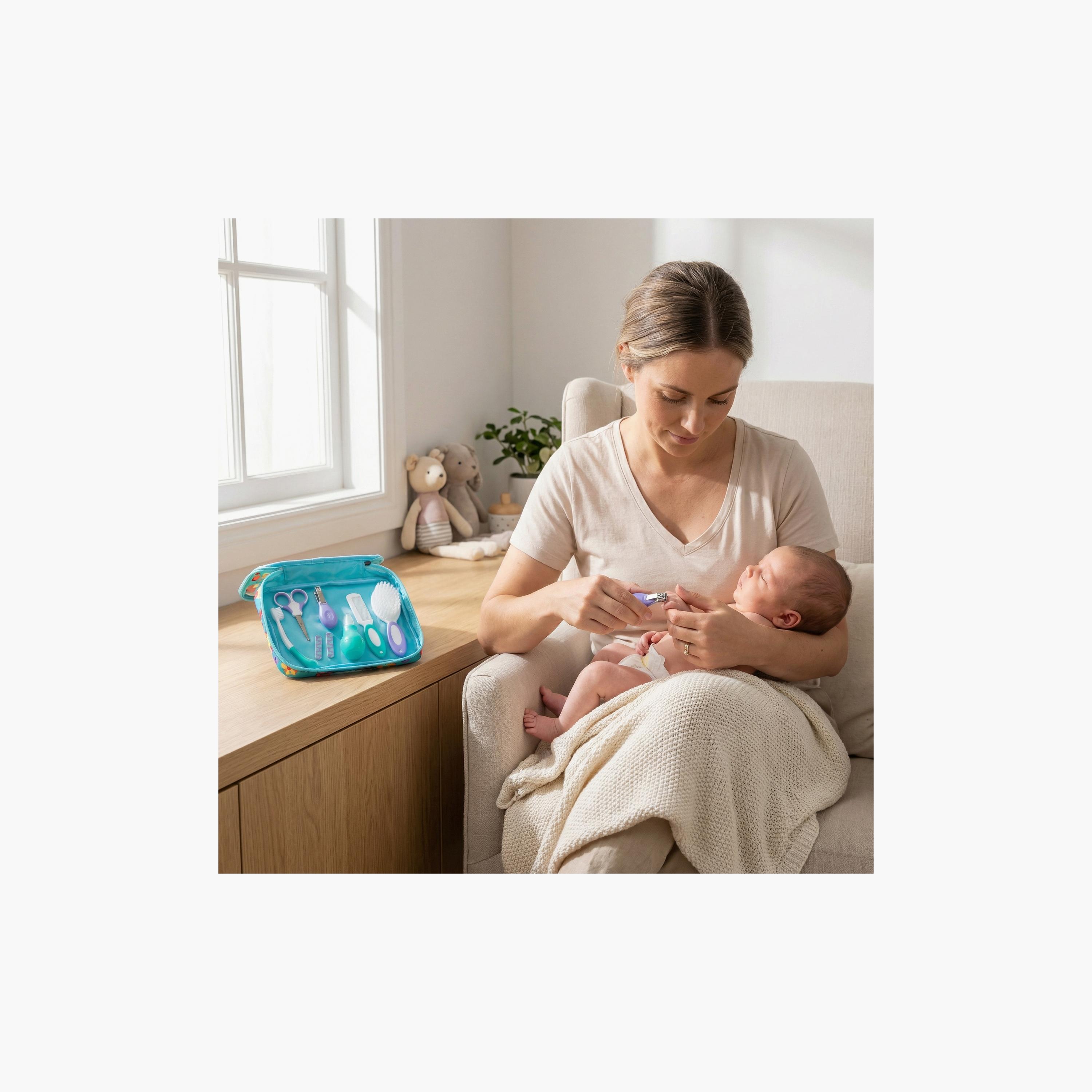 طقم رعاية كامل 8 قطع من بلايجرو-baby-bathandcare-grooming-image-17