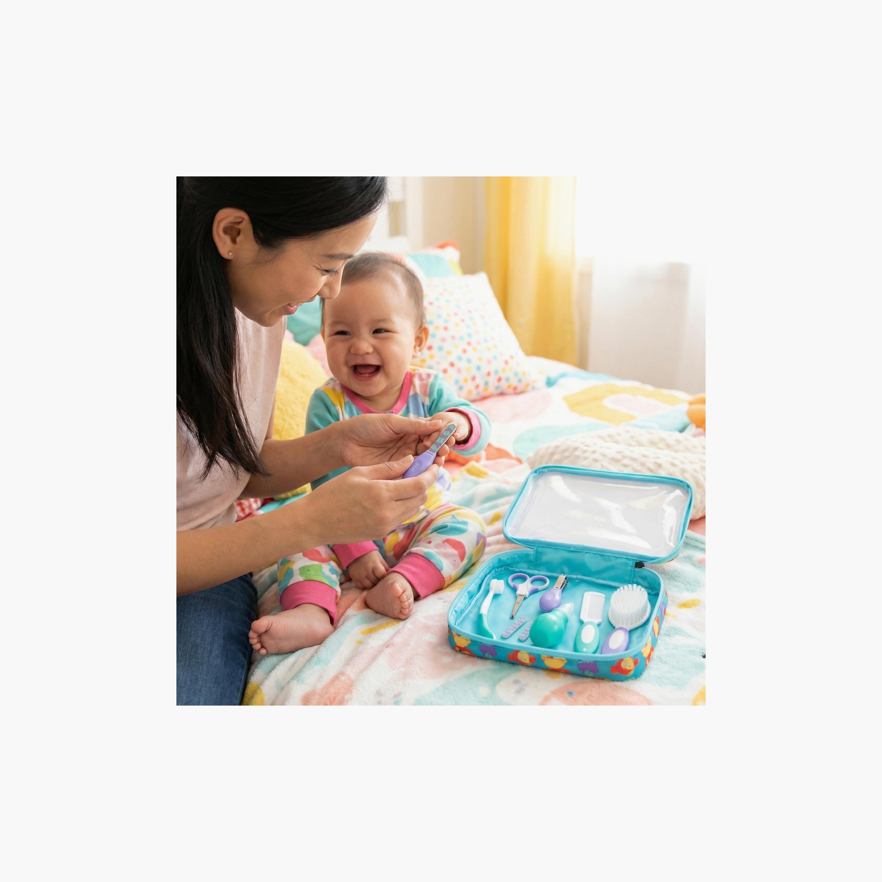 طقم رعاية كامل 8 قطع من بلايجرو-baby-bathandcare-grooming-image-19