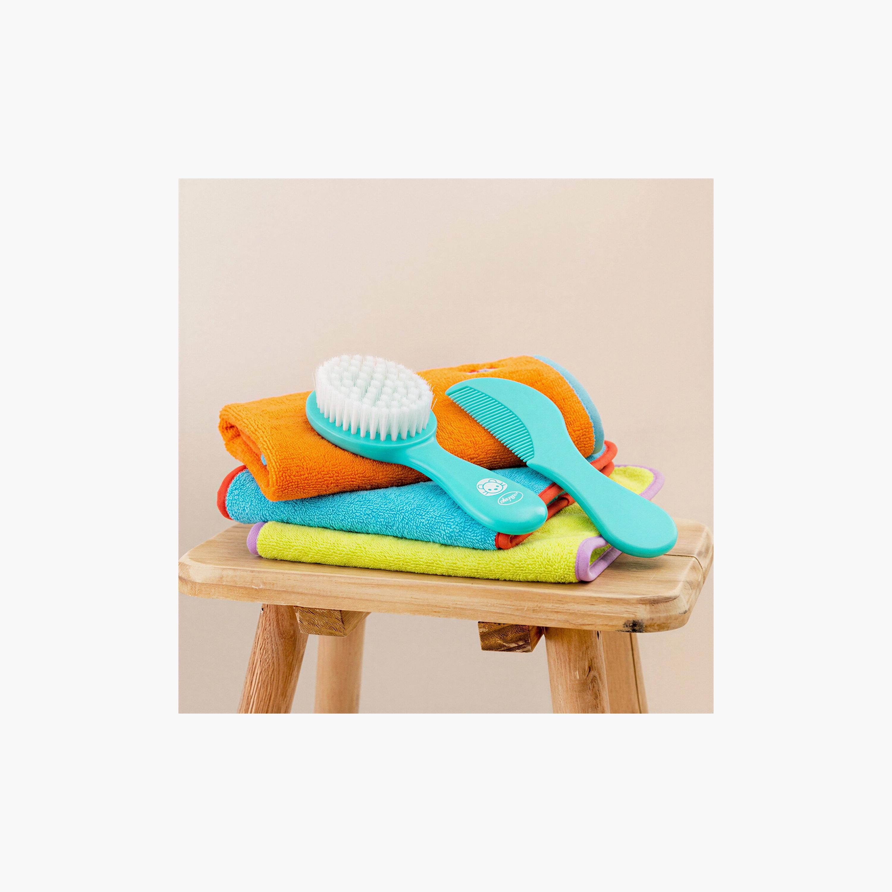 طقم فرشاة ومشط بلمسة ناعمة للأطفال من بلايجرو-baby-bathandcare-grooming-image-14
