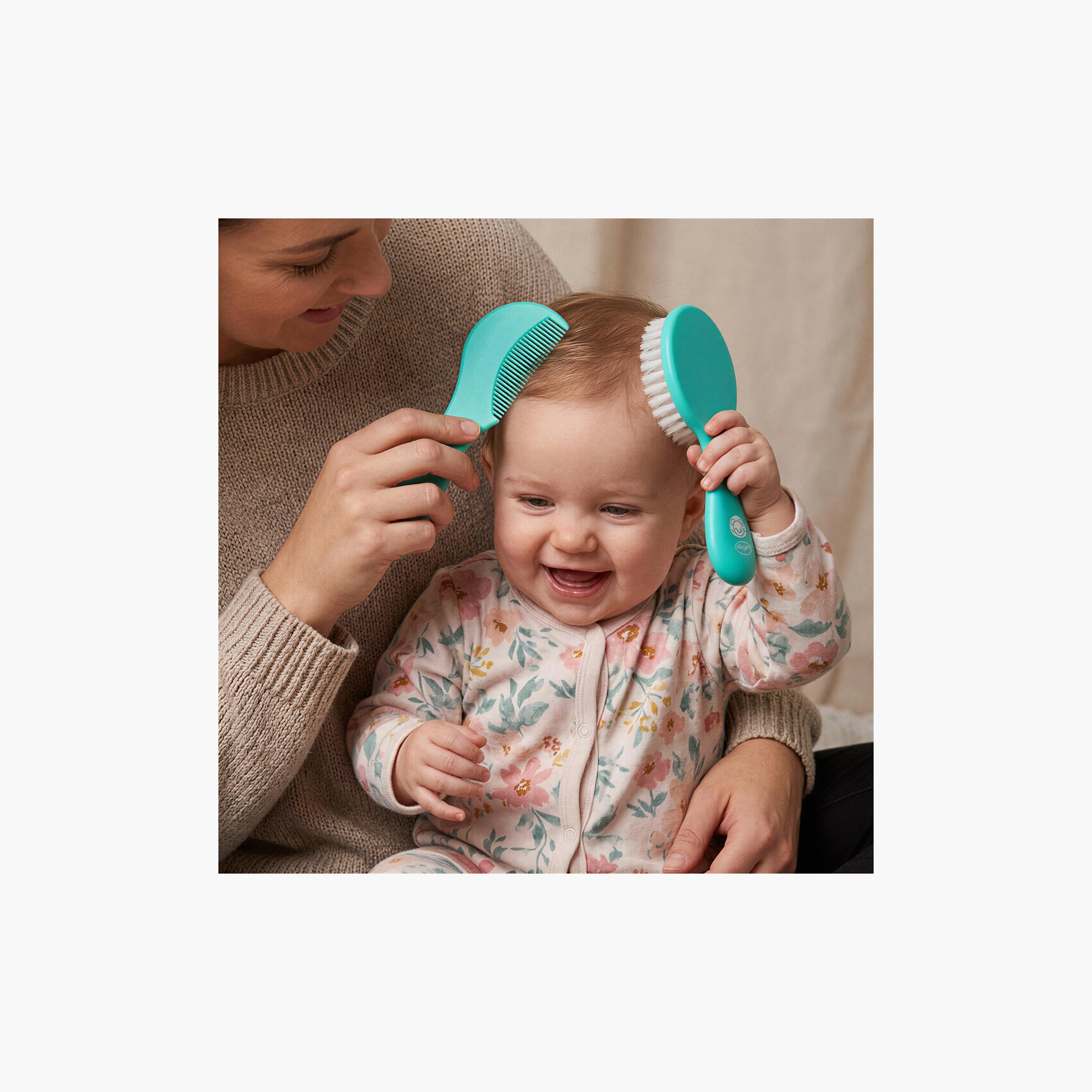 طقم فرشاة ومشط بلمسة ناعمة للأطفال من بلايجرو-baby-bathandcare-grooming-image-15