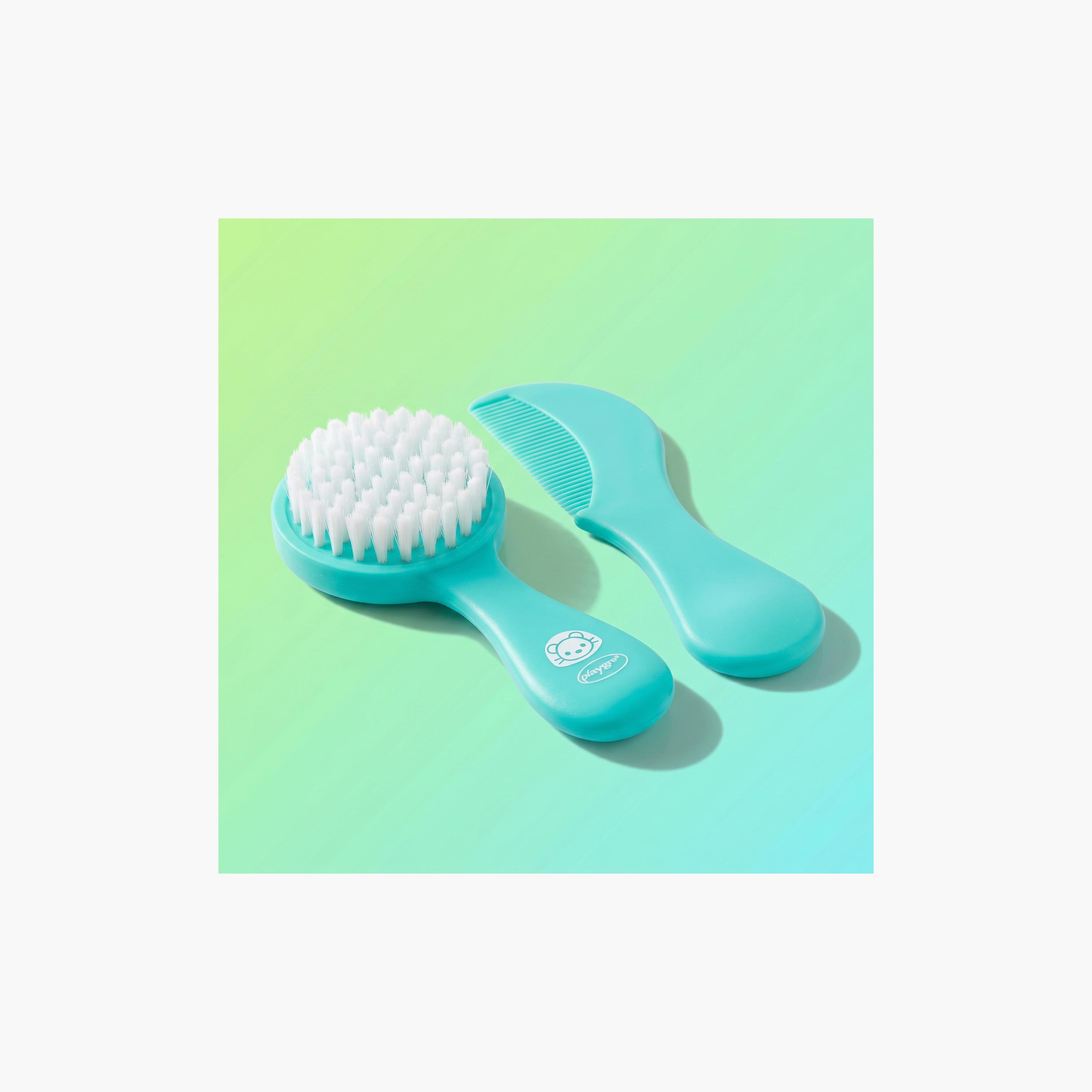 طقم فرشاة ومشط بلمسة ناعمة للأطفال من بلايجرو-baby-bathandcare-grooming-image-8