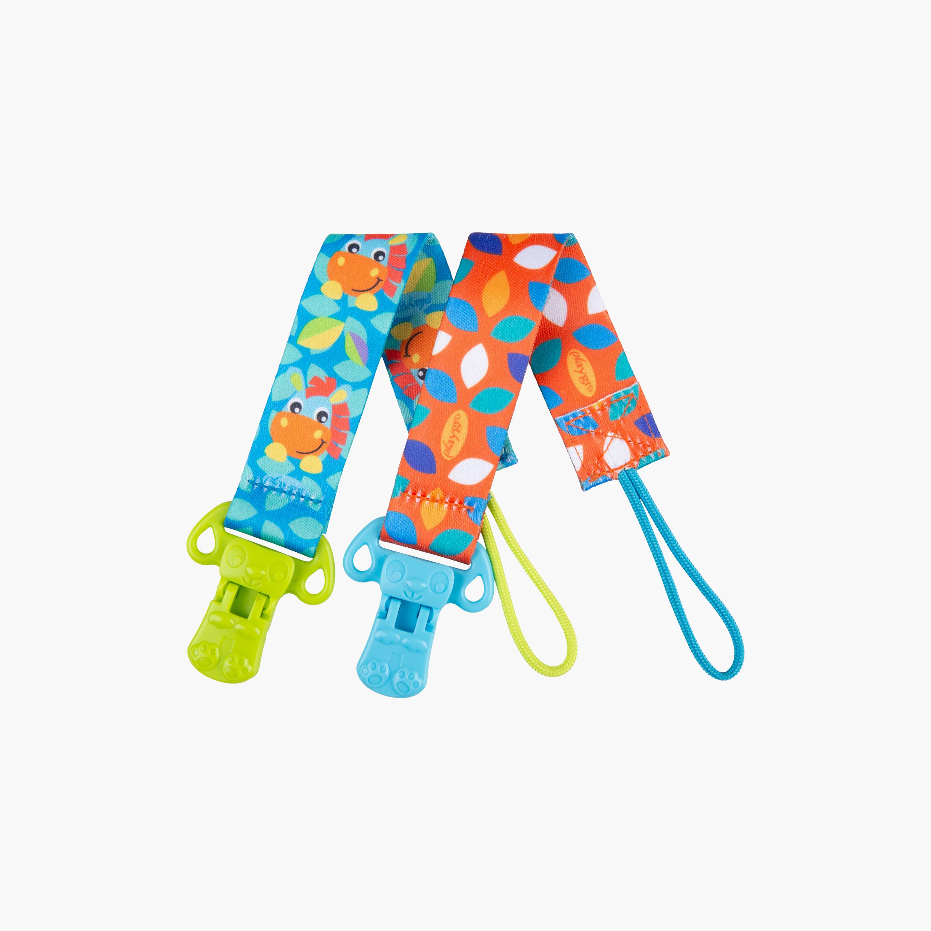 مشابك لهاية جيجل من كليب كلوب قطعتين من بلايجرو-baby-feeding-pacifiers-image-13