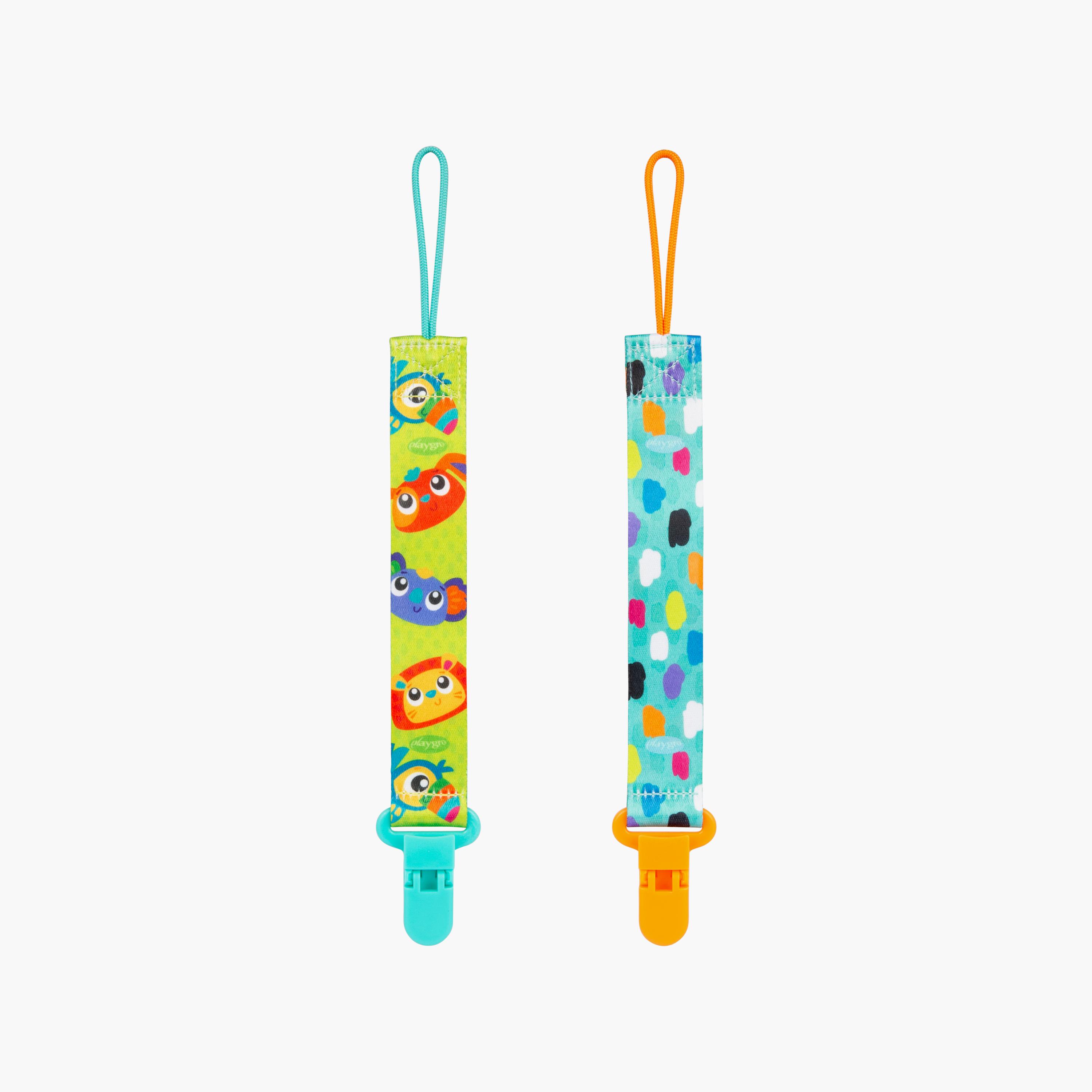مشابك لهاية جيجل جريب بالز قطعتين من بلايجرو-baby-feeding-pacifiers-image-1