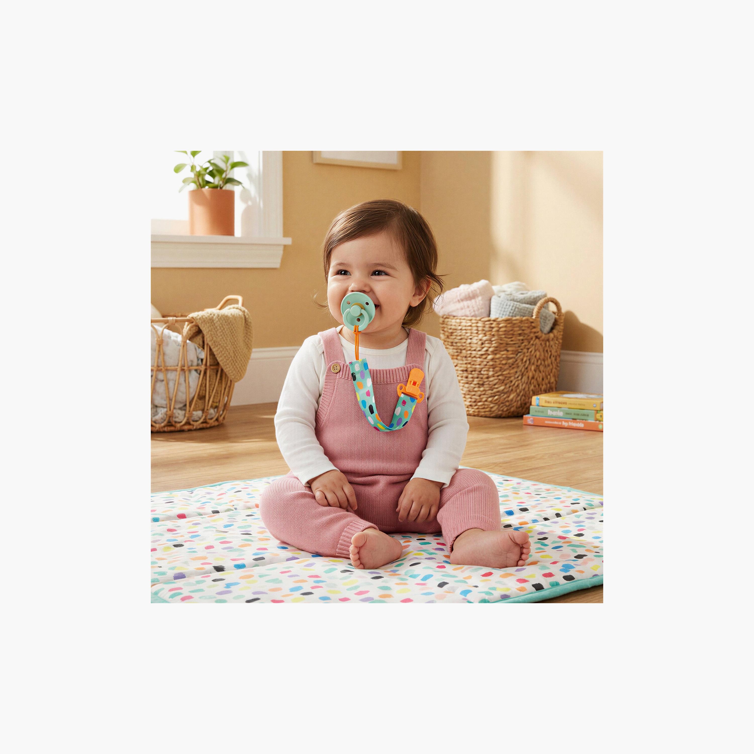 مشابك لهاية جيجل جريب بالز قطعتين من بلايجرو-baby-feeding-pacifiers-image-7