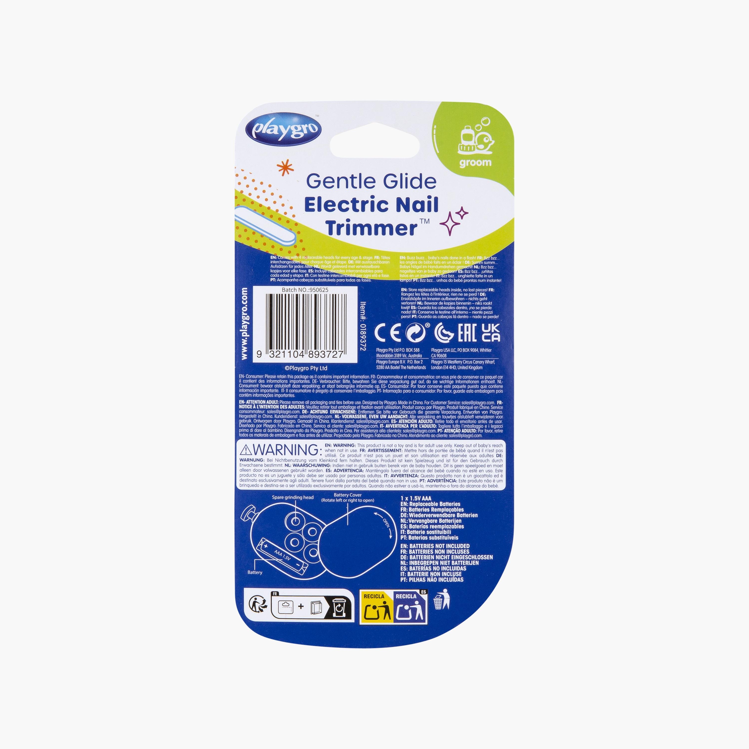 جهاز تقليم أظافر كهربائي بانزلاق لطيف من بلايجرو-baby-bathandcare-grooming-image-3