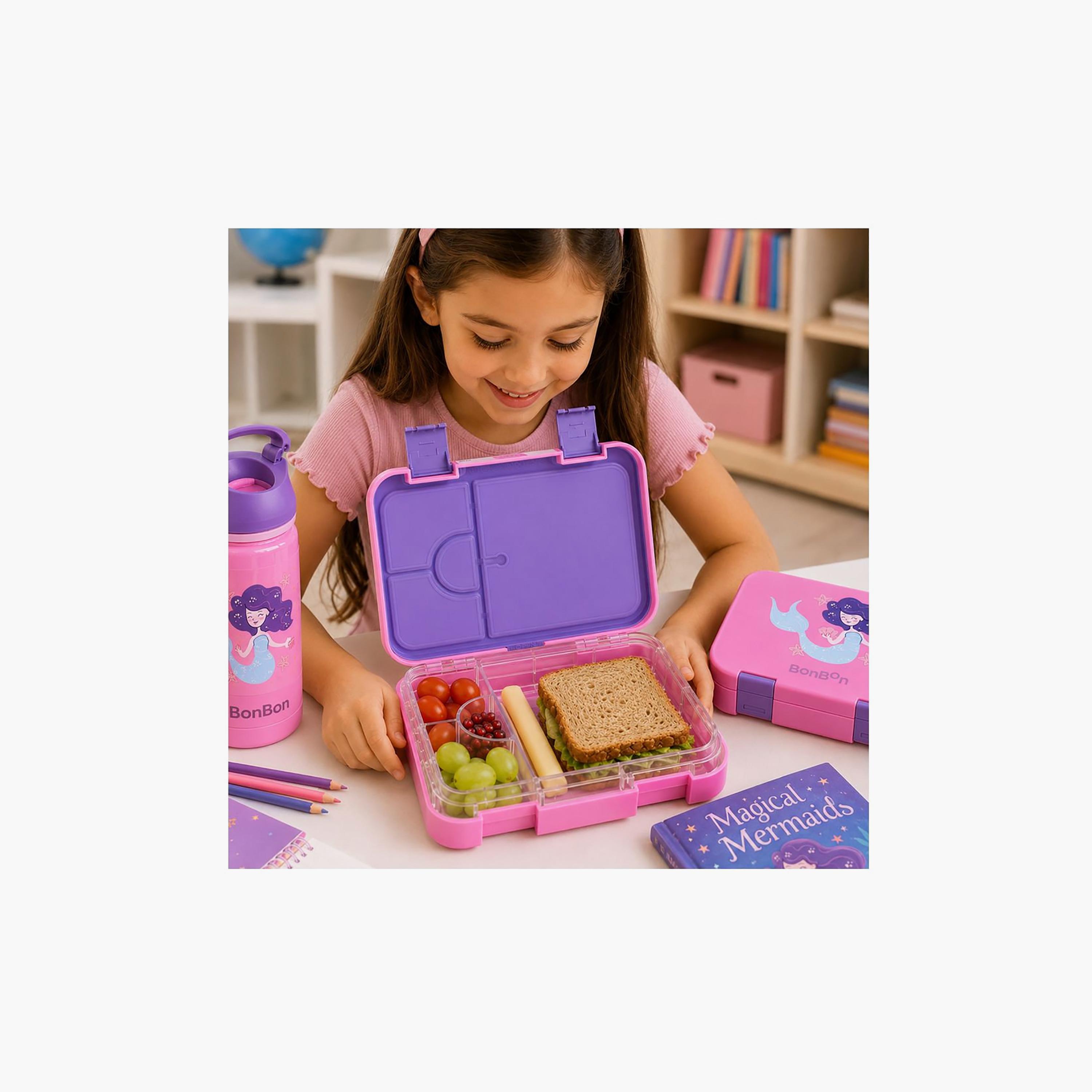علبة تقسيم غداء بونبون ميرميد قابلة للتحويل للبنات آمنة للمايكروويف - 800 مل-school-lunchessentials-lunchboxes-image-10