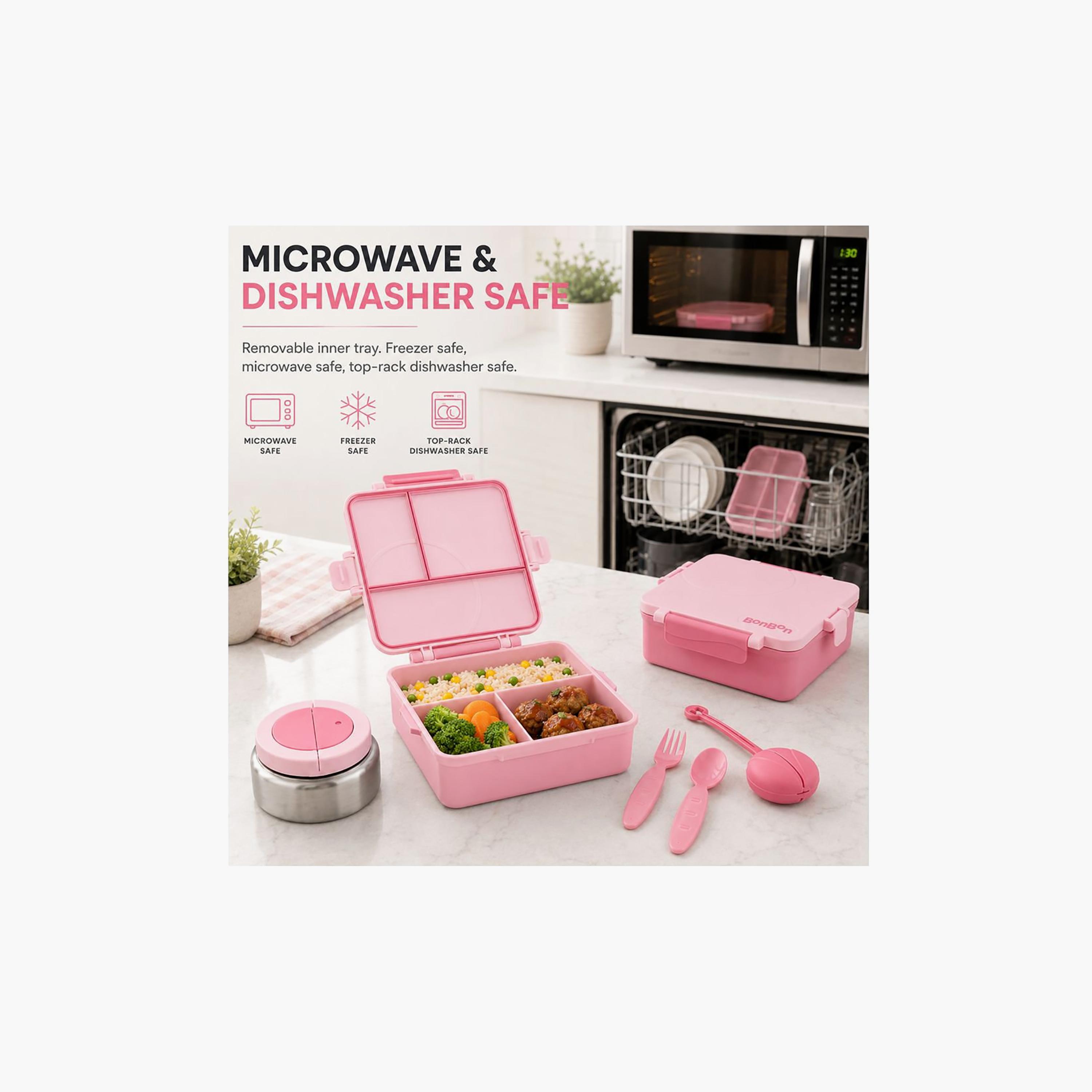 علبة غداء بونبون قابلة للتحويل بحجم كبير مع وعاء طعام حراري - 1800 مل-school-lunchessentials-lunchboxes-image-8