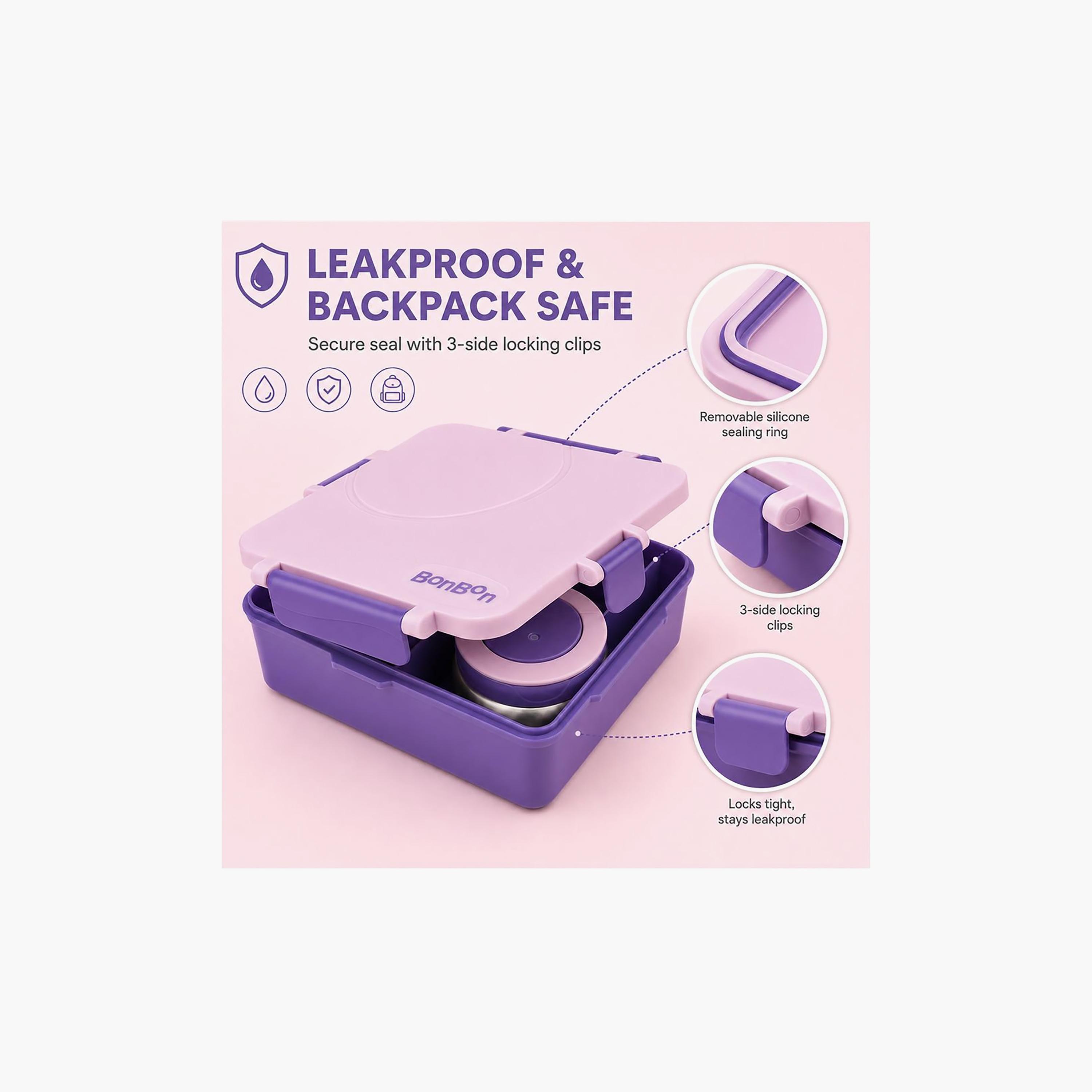 علبة غداء بونبون قابلة للتحويل بحجم كبير مع وعاء طعام حراري - 1800 مل-school-lunchessentials-lunchboxes-image-6