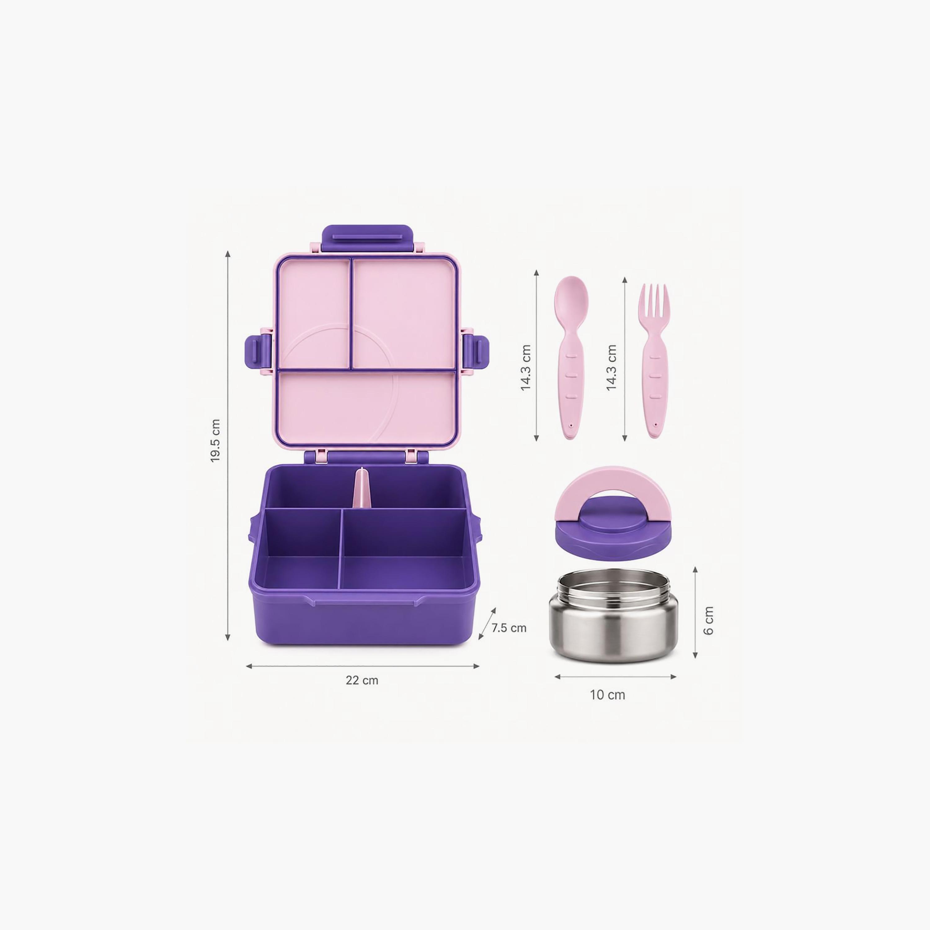 علبة غداء بونبون قابلة للتحويل بحجم كبير مع وعاء طعام حراري - 1800 مل-school-lunchessentials-lunchboxes-image-8