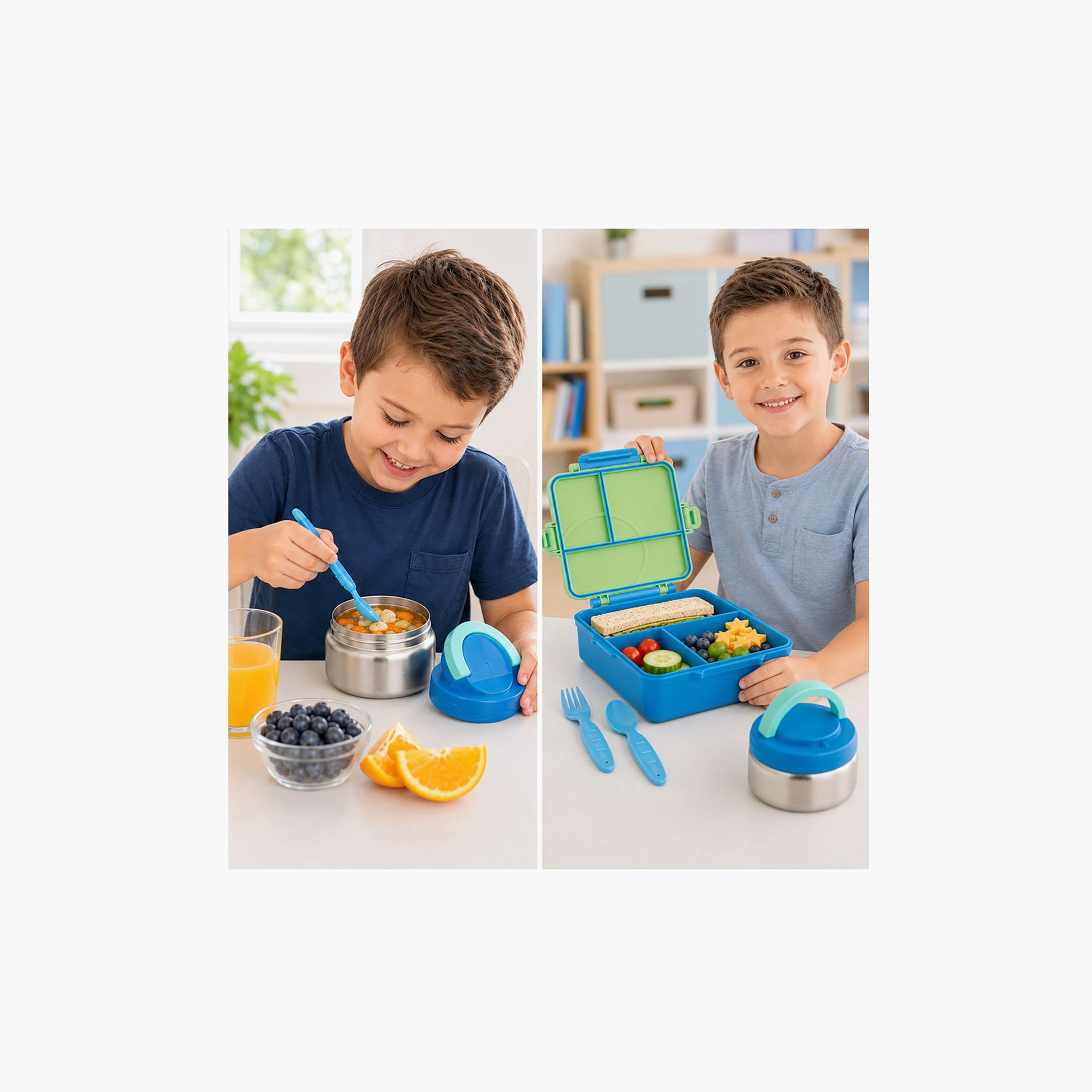 علبة غداء بونبون قابلة للتحويل بحجم كبير مع وعاء طعام حراري - 1800 مل-school-lunchessentials-lunchboxes-image-3
