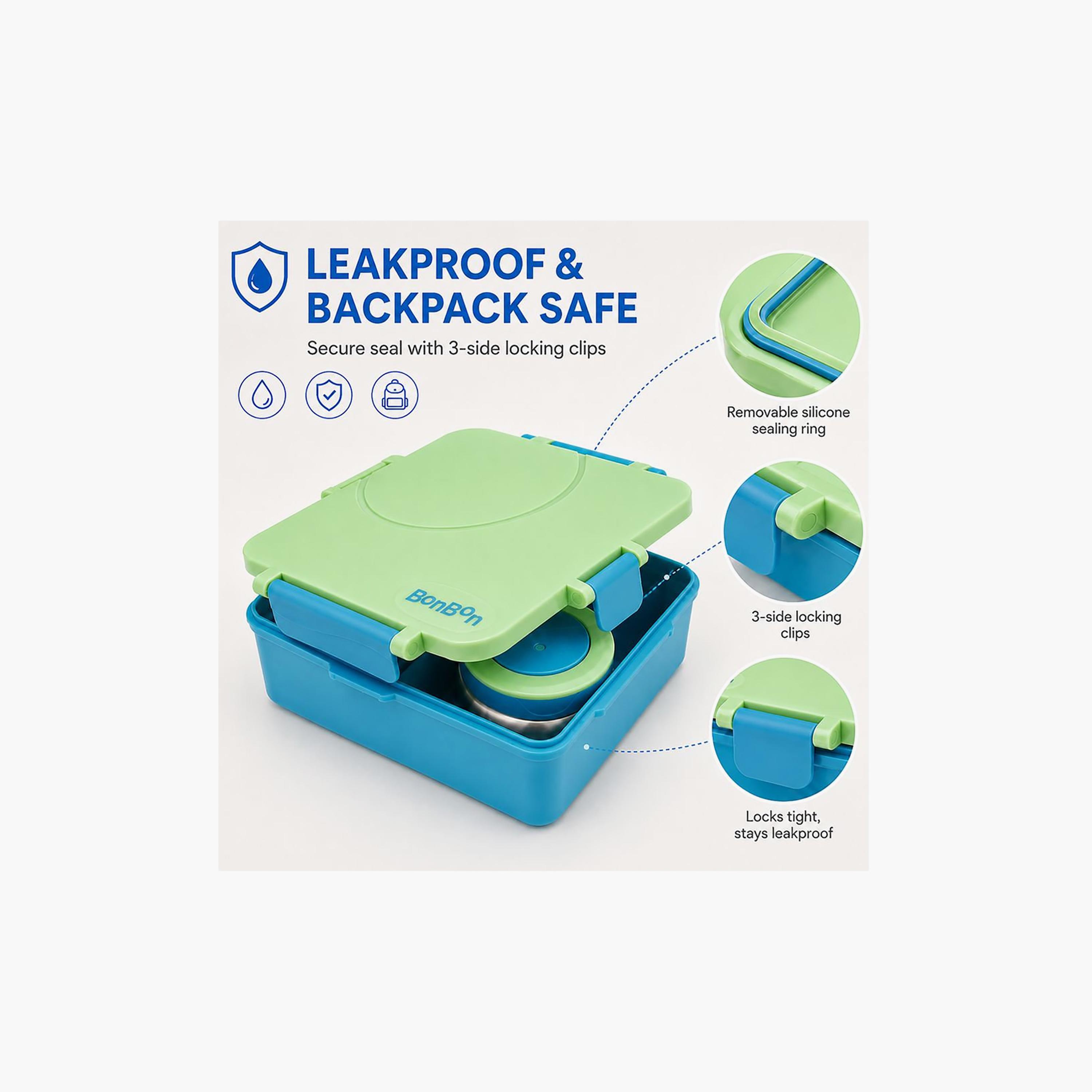 علبة غداء بونبون قابلة للتحويل بحجم كبير مع وعاء طعام حراري - 1800 مل-school-lunchessentials-lunchboxes-image-4