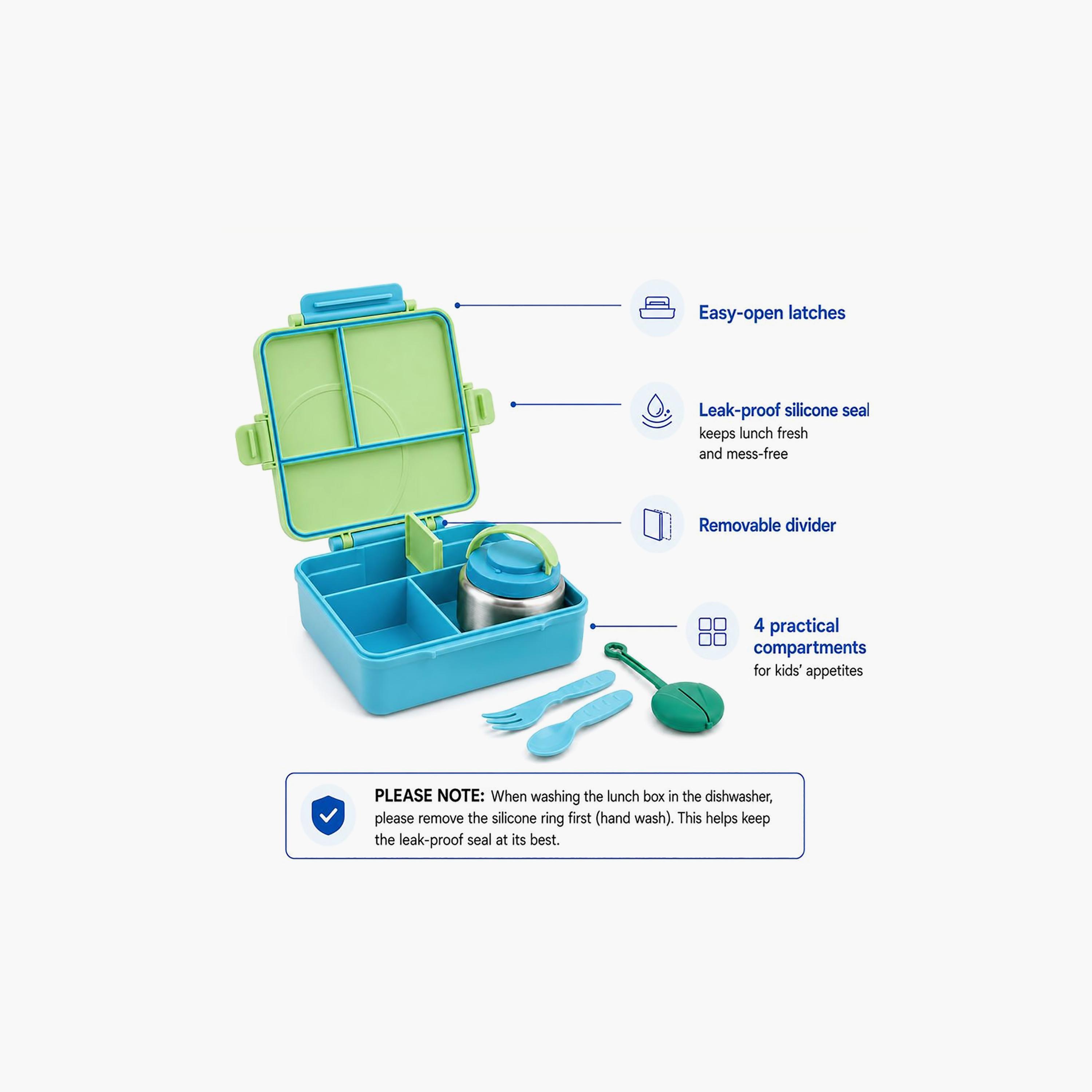 علبة غداء بونبون قابلة للتحويل بحجم كبير مع وعاء طعام حراري - 1800 مل-school-lunchessentials-lunchboxes-image-5