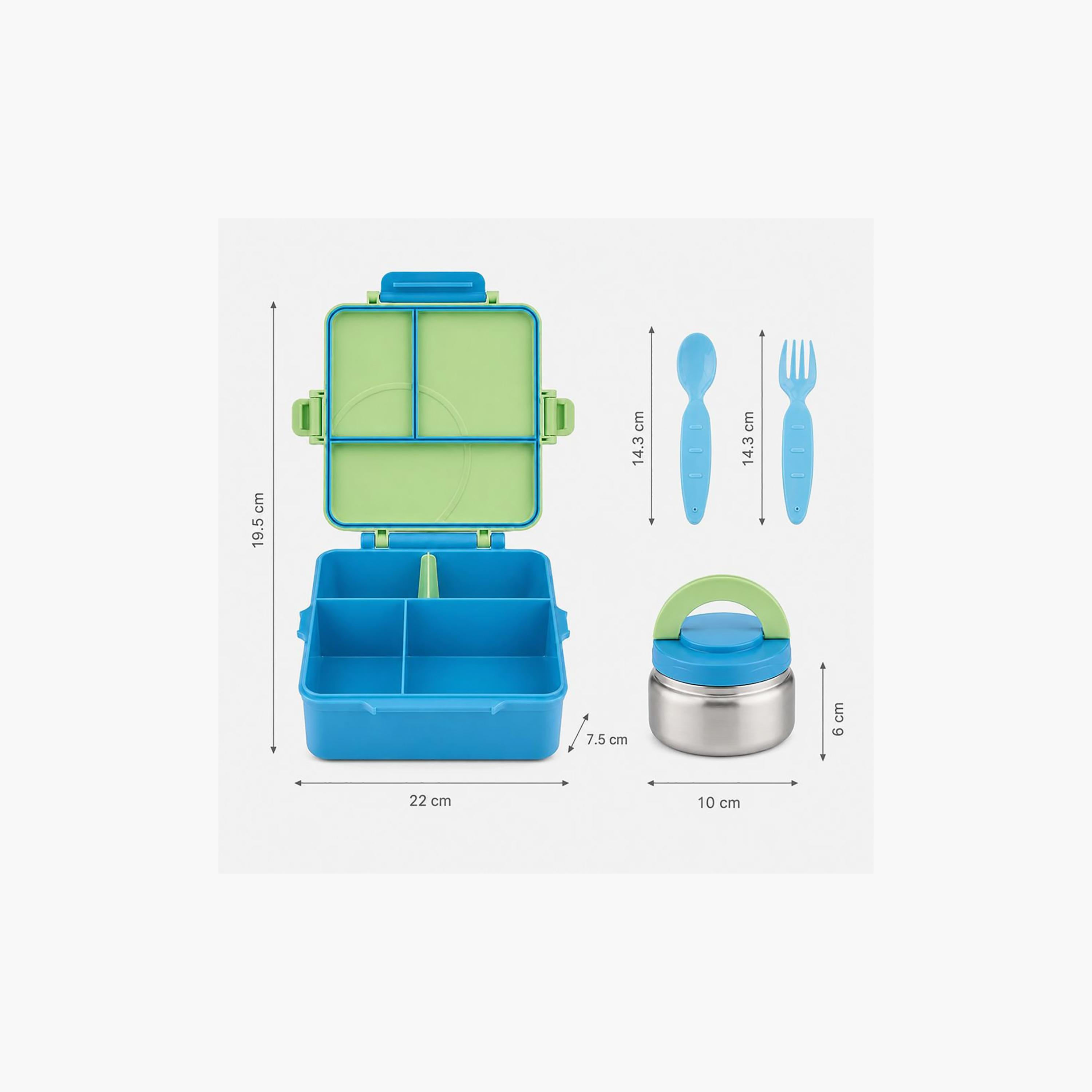 علبة غداء بونبون قابلة للتحويل بحجم كبير مع وعاء طعام حراري - 1800 مل-school-lunchessentials-lunchboxes-image-9