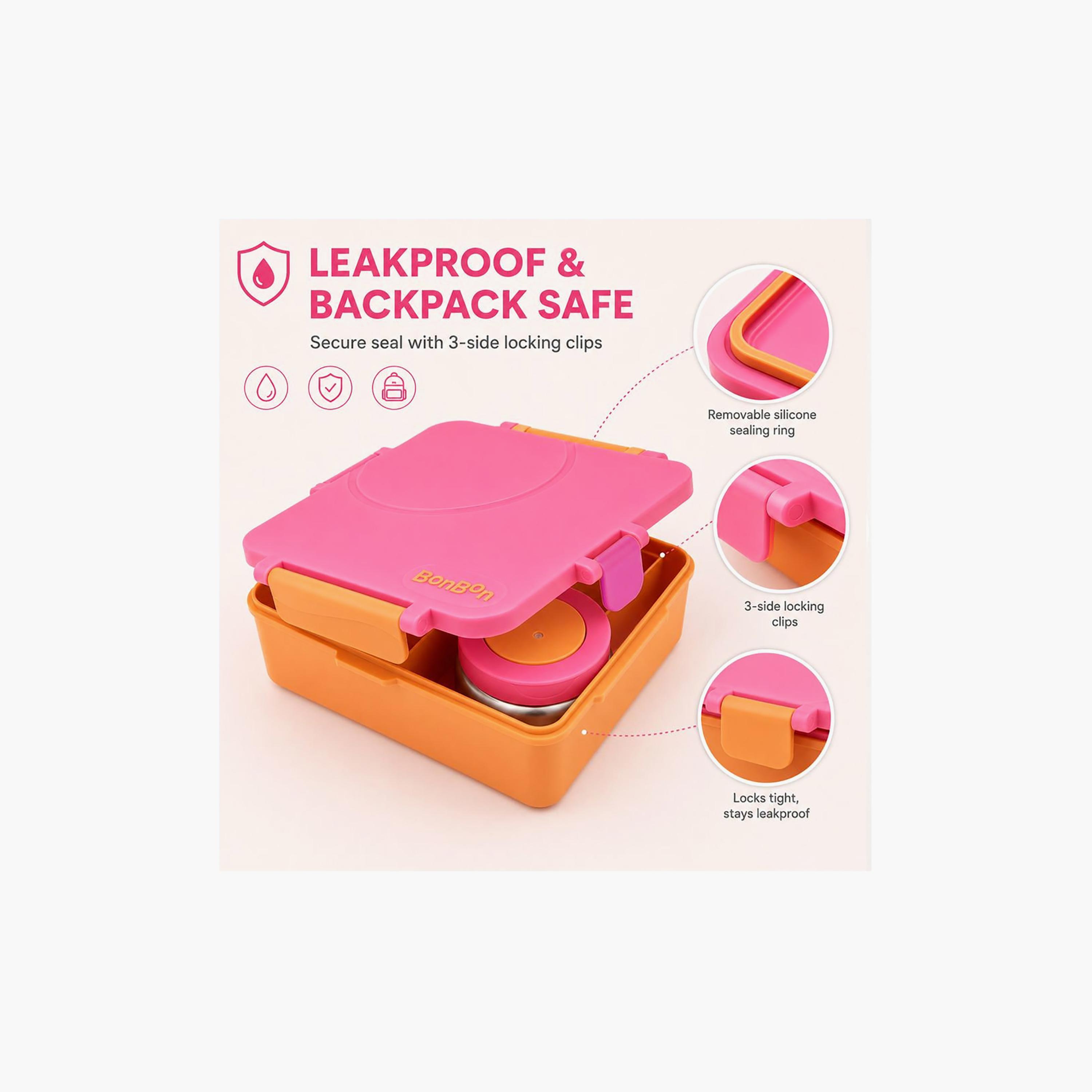 علبة غداء بونبون قابلة للتحويل بحجم كبير مع وعاء طعام حراري - 1800 مل-school-lunchessentials-lunchboxes-image-5