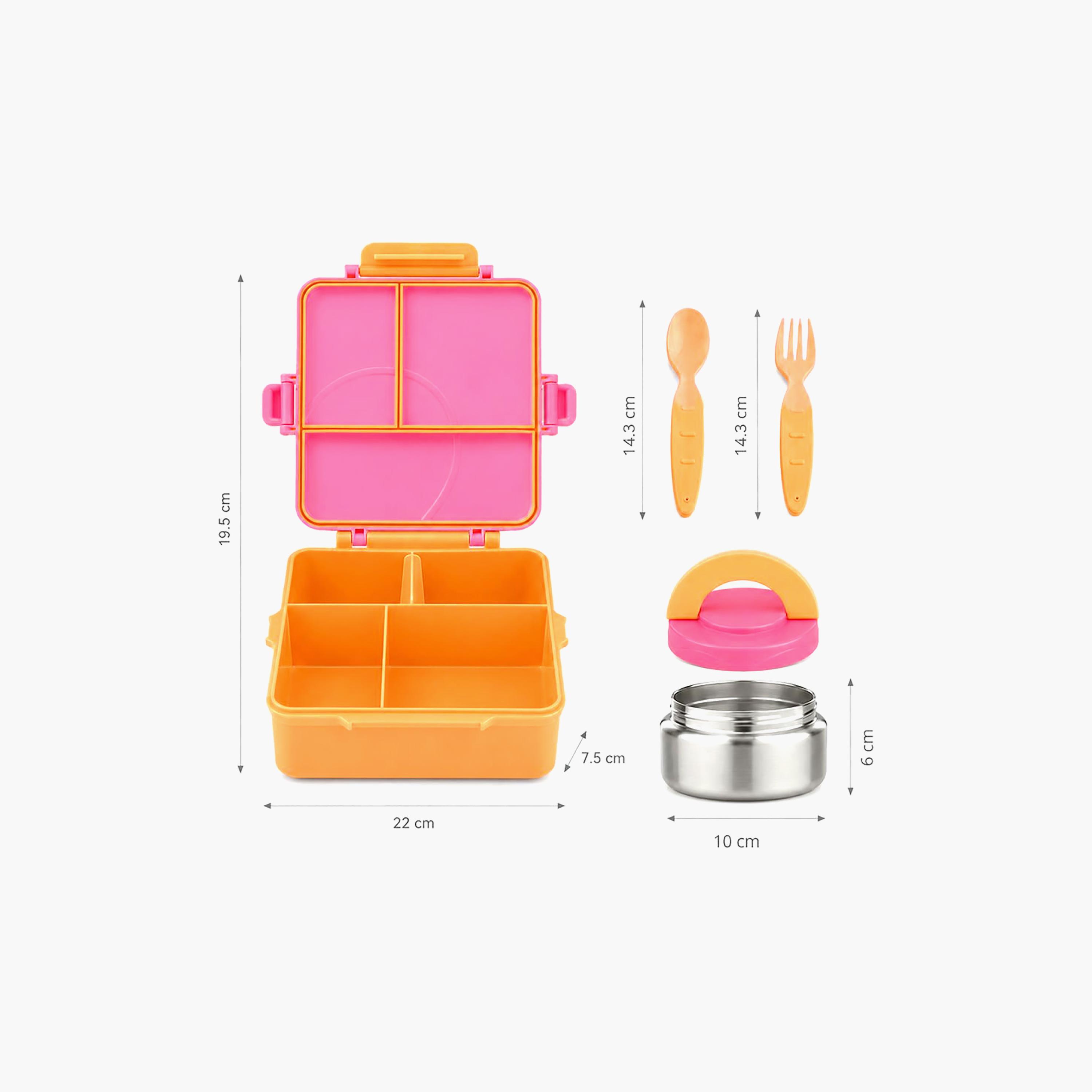 علبة غداء بونبون قابلة للتحويل بحجم كبير مع وعاء طعام حراري - 1800 مل-school-lunchessentials-lunchboxes-image-9