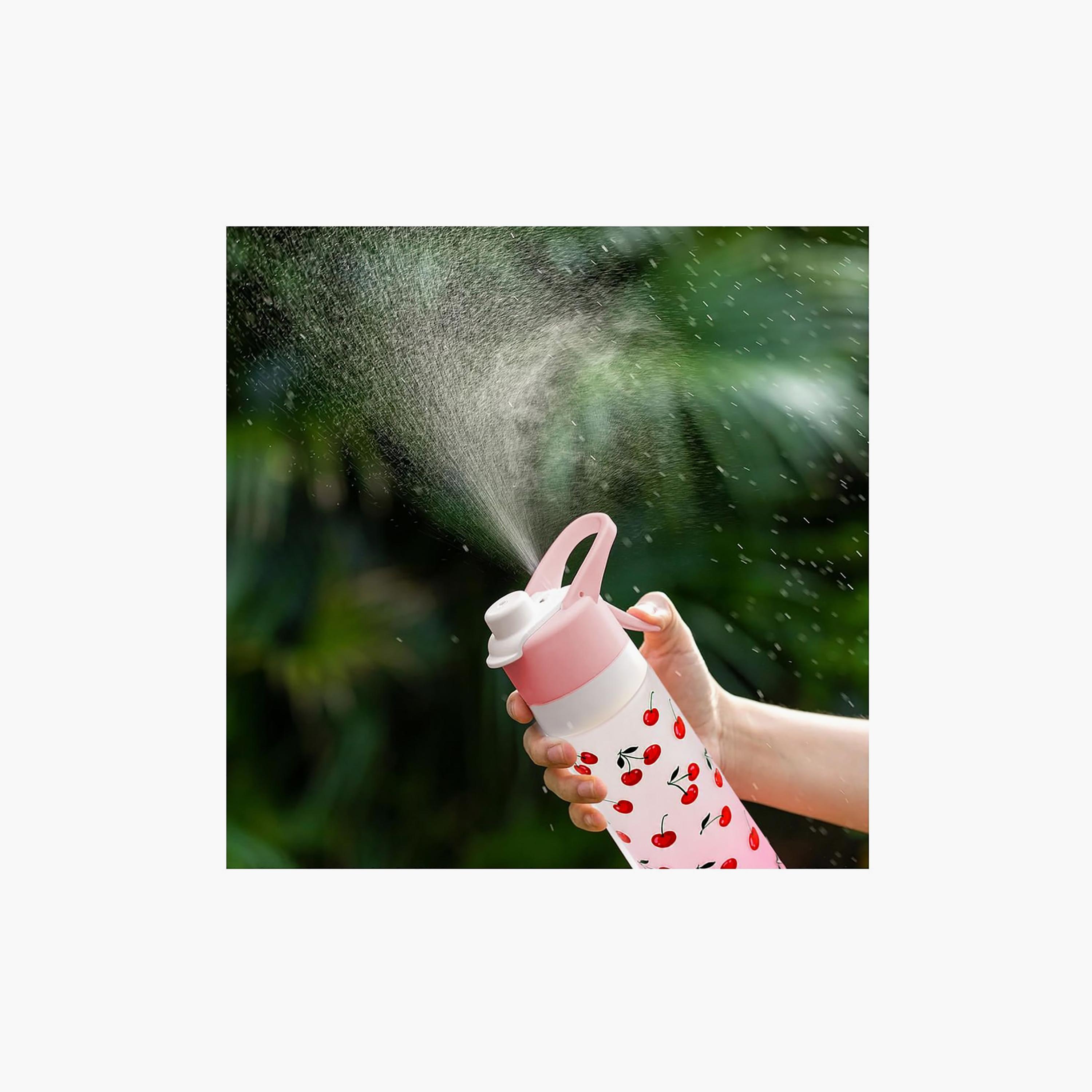 Tritan Water Bottle with Easy-Sip Spout & Cooling Spray - 650 ml-school-waterbottles-image-3
