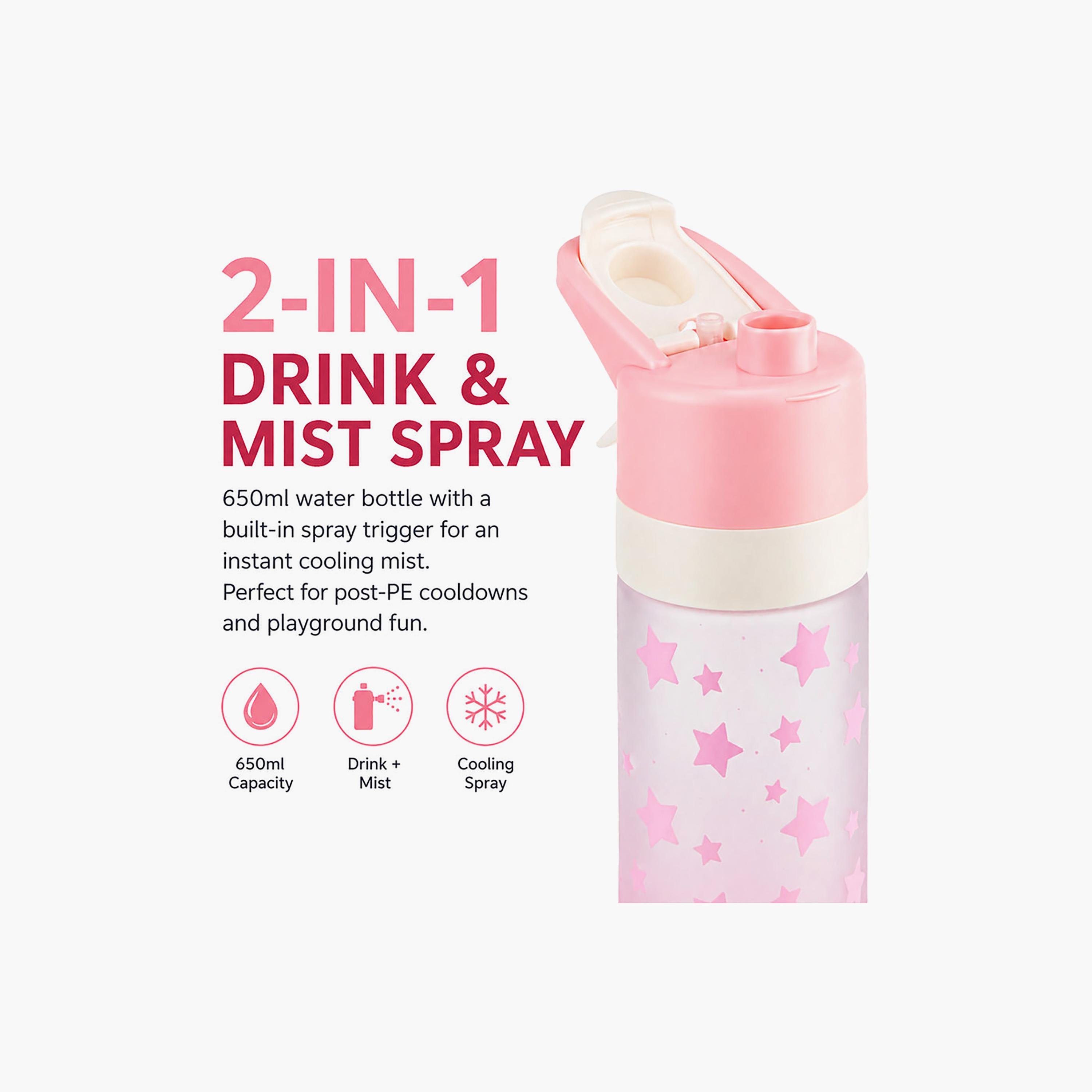 Tritan Water Bottle with Easy-Sip Spout & Cooling Spray - 650 ml-school-waterbottles-image-7