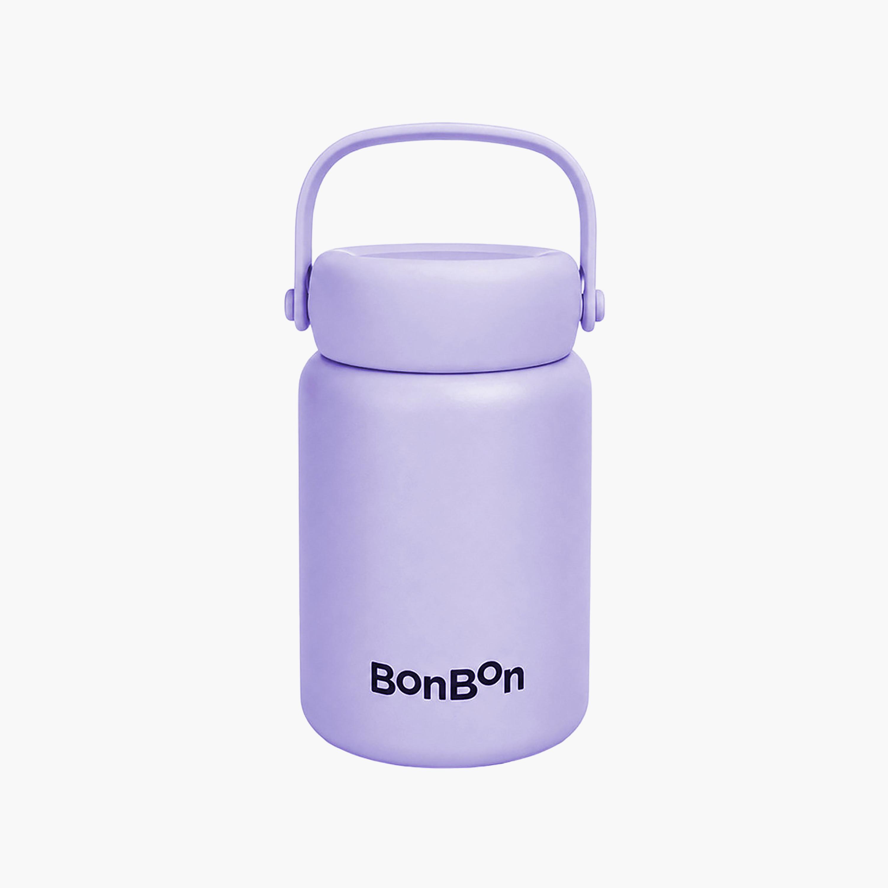 إناء طعام معزول من الستانلس ستيل بمقبض حمل من بونبون - 350 مل-school-lunchessentials-lunchboxes-image-1