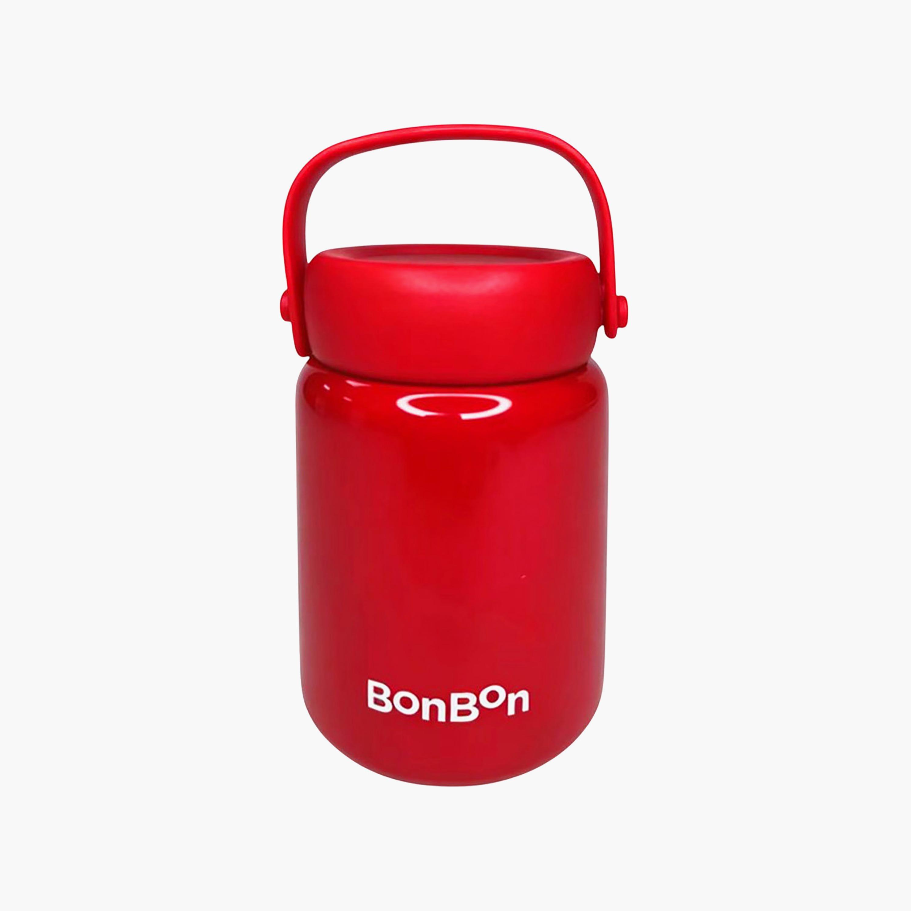 إناء طعام معزول من الستانلس ستيل بمقبض حمل من بونبون - 350 مل-school-lunchessentials-lunchboxes-image-1