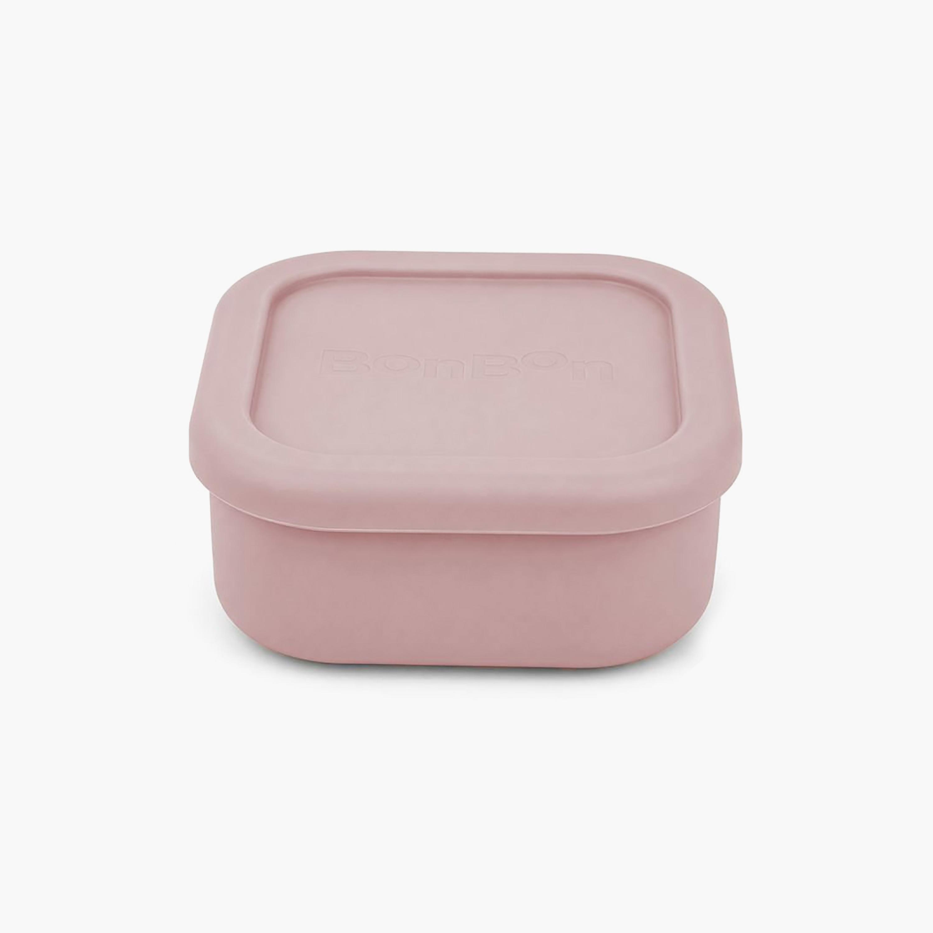 علبة وجبات خفيفة سيليكون سادة مقاومة للتسرب من بونبون - 510 مل-school-lunchessentials-lunchboxes-image-1