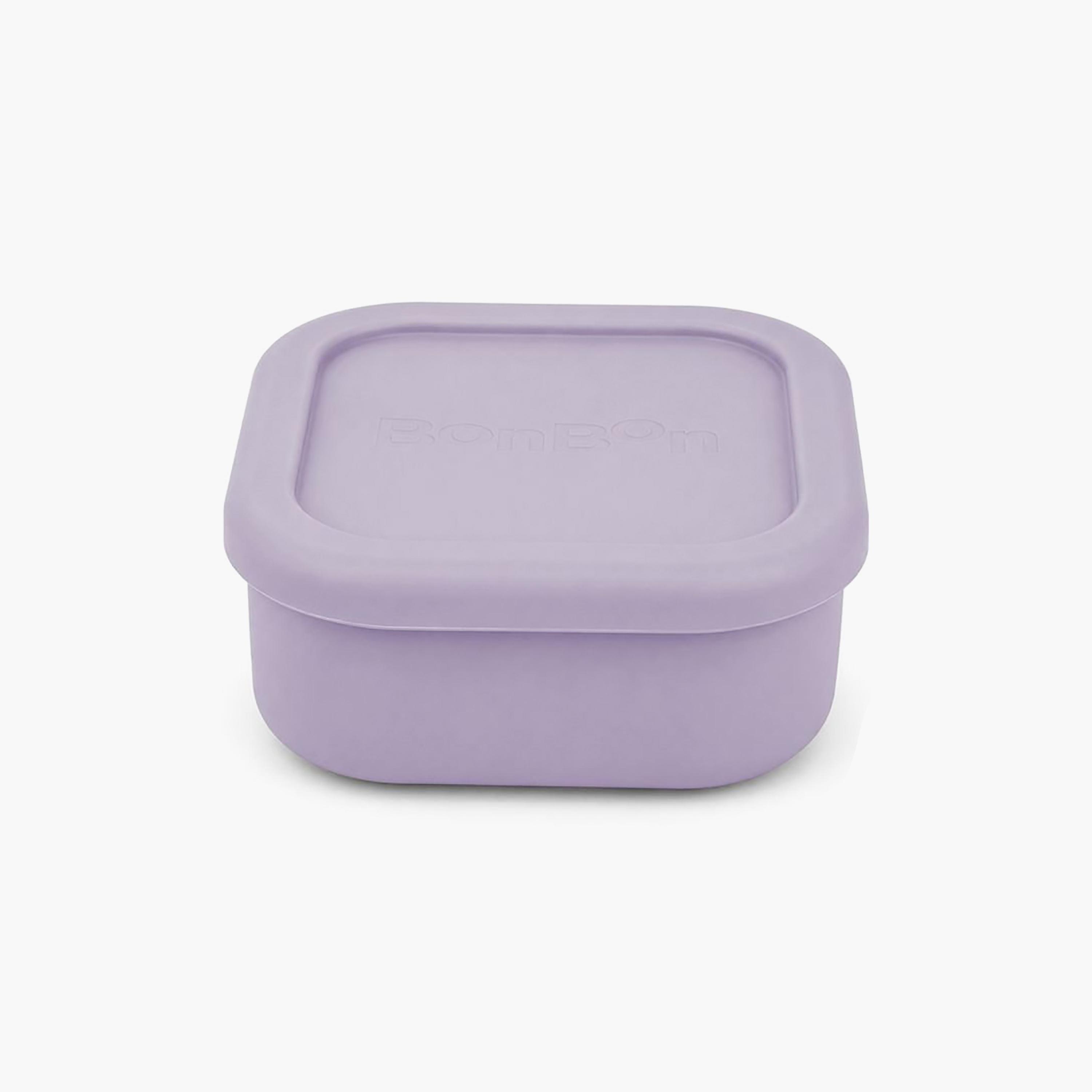 علبة وجبات خفيفة سيليكون سادة مقاومة للتسرب من بونبون - 510 مل-school-lunchessentials-lunchboxes-image-1