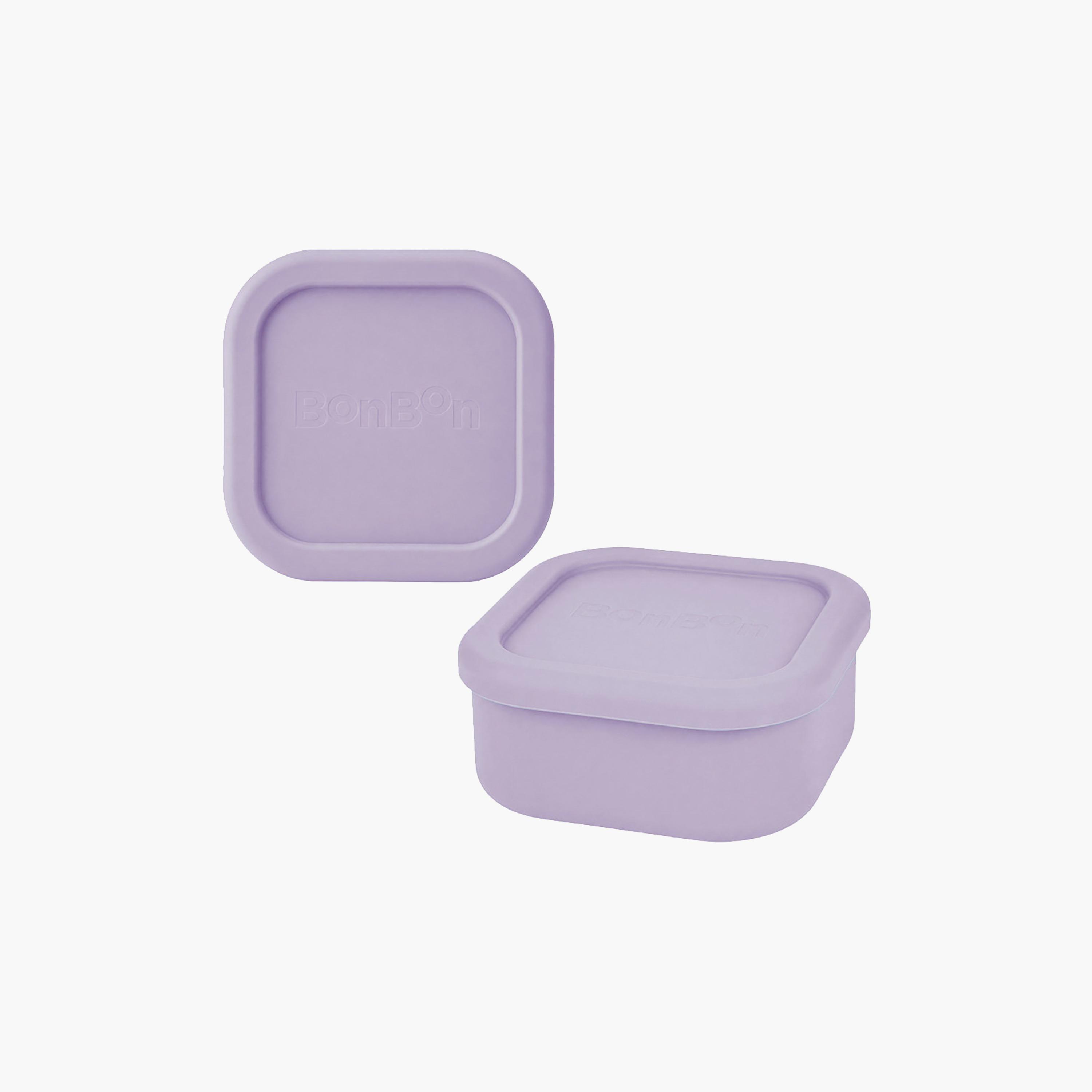 علبة وجبات خفيفة سيليكون سادة مقاومة للتسرب من بونبون - 510 مل-school-lunchessentials-lunchboxes-image-2