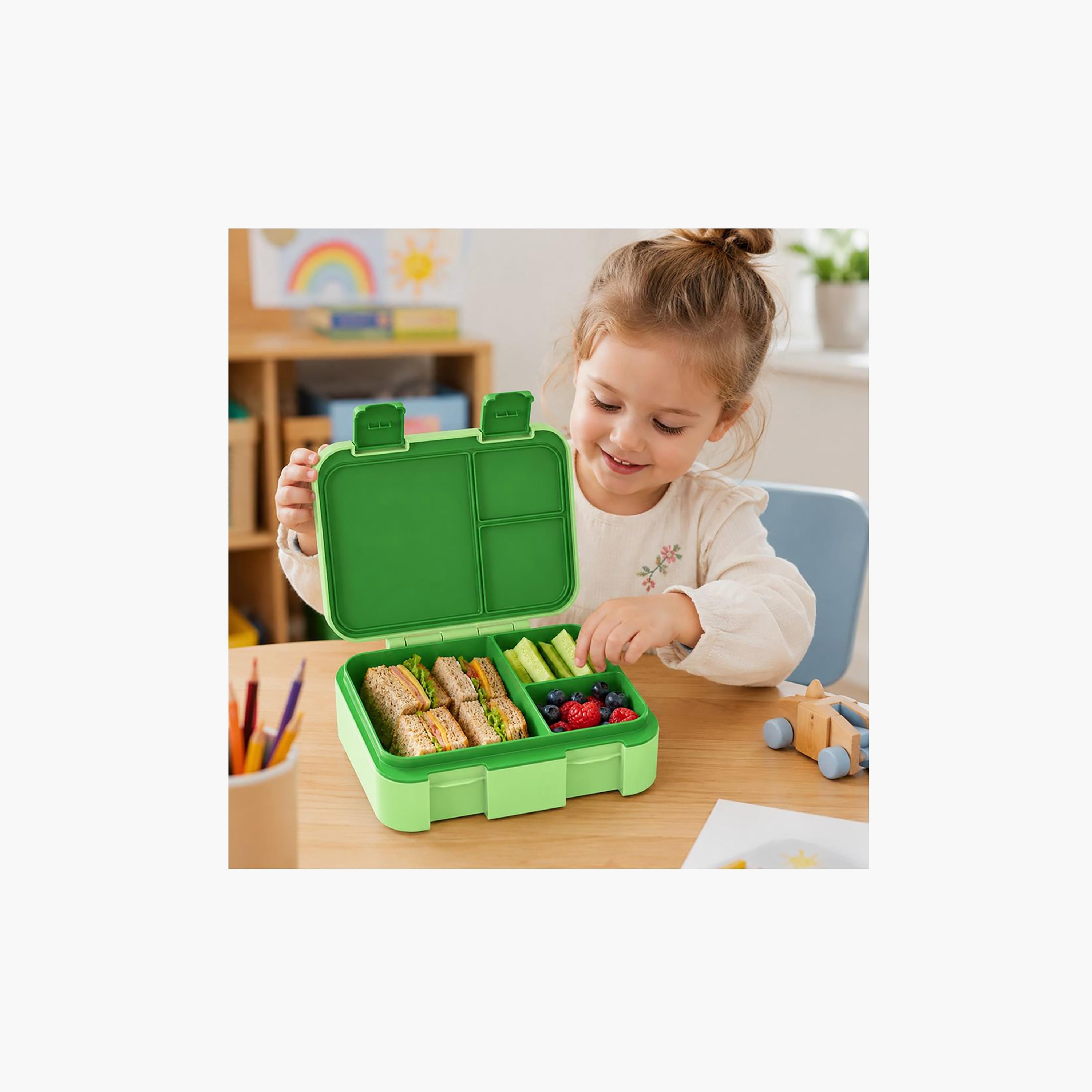 Bonbon Giraffe 3 Compartments Lunch Box for Boys with Removable Inner Tray - 700 ml-school-lunchessentials-lunchboxes-image-6