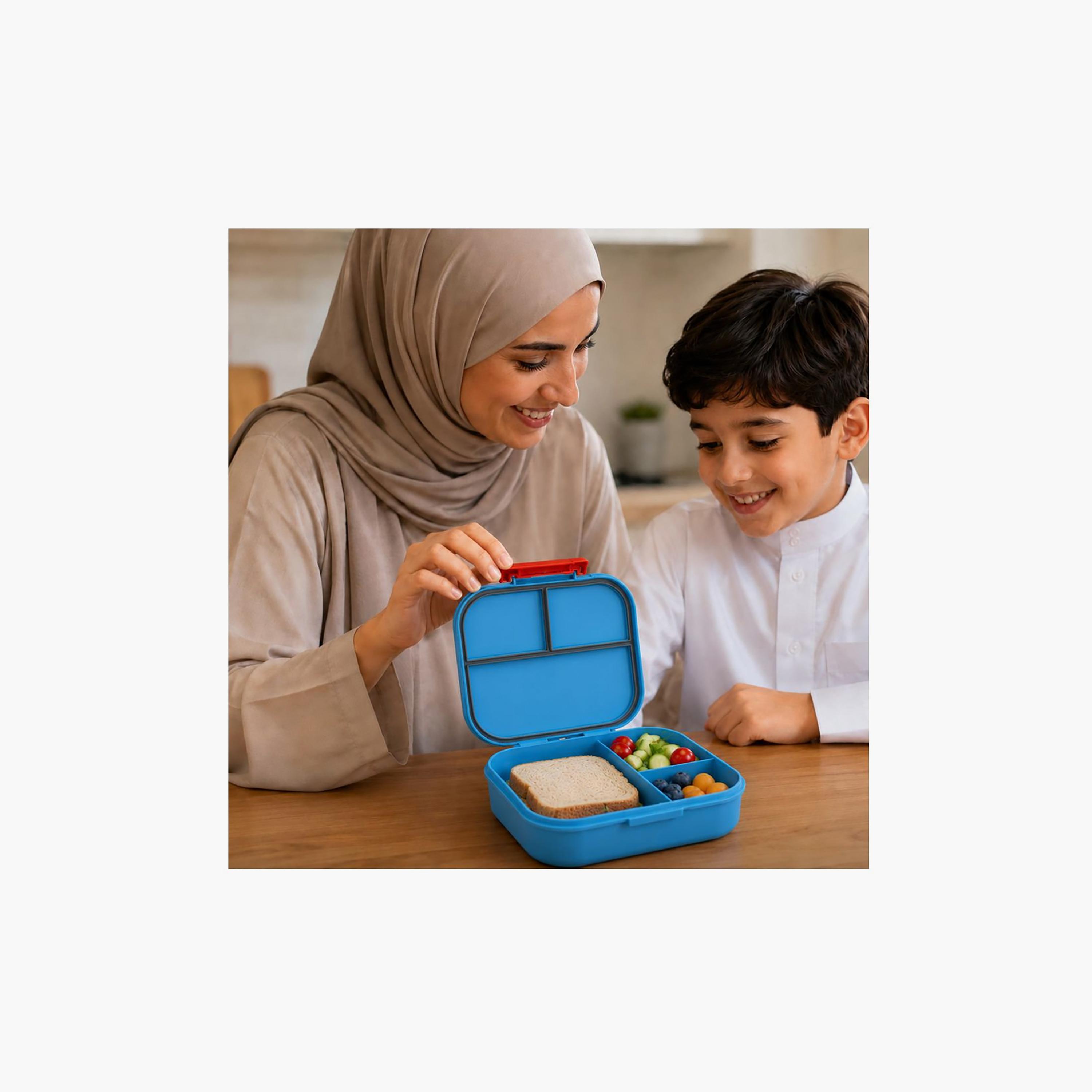 علبة غداء بونبون إير بالون مانعة للتسرب للأولاد بـ 3 مقصورات - 1200 مل-school-lunchessentials-lunchboxes-image-3